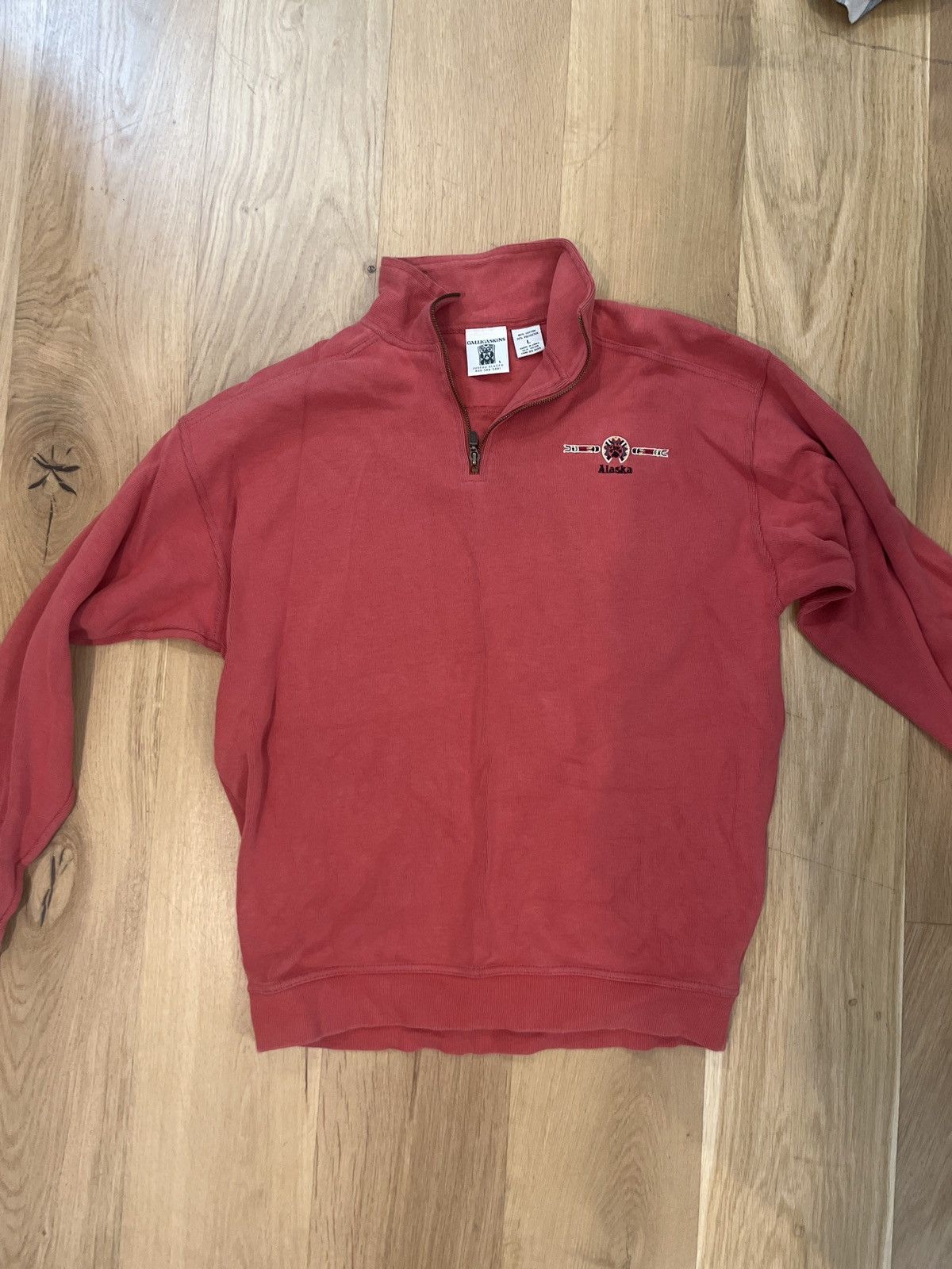 Vintage Vintage Salmon Alaska Quarter Zip Size US L / EU 52-54 / 3 - 2 Thumbnail
