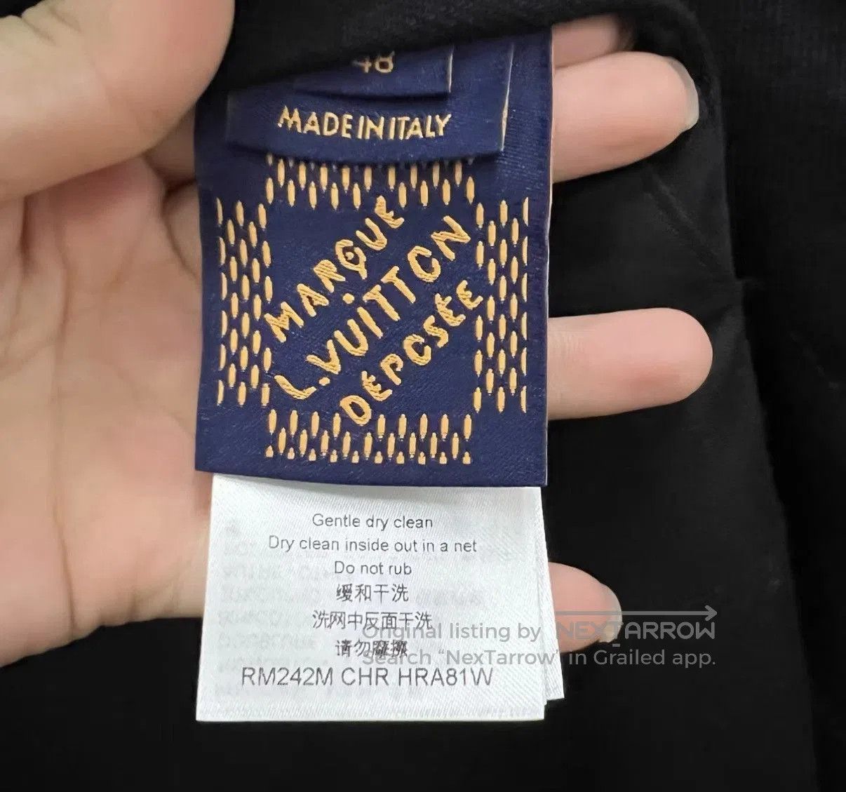 Louis Vuitton Black Studded Star & Moon Denim Jacket. Size US M / EU 48-50 / 2 - 4 Thumbnail