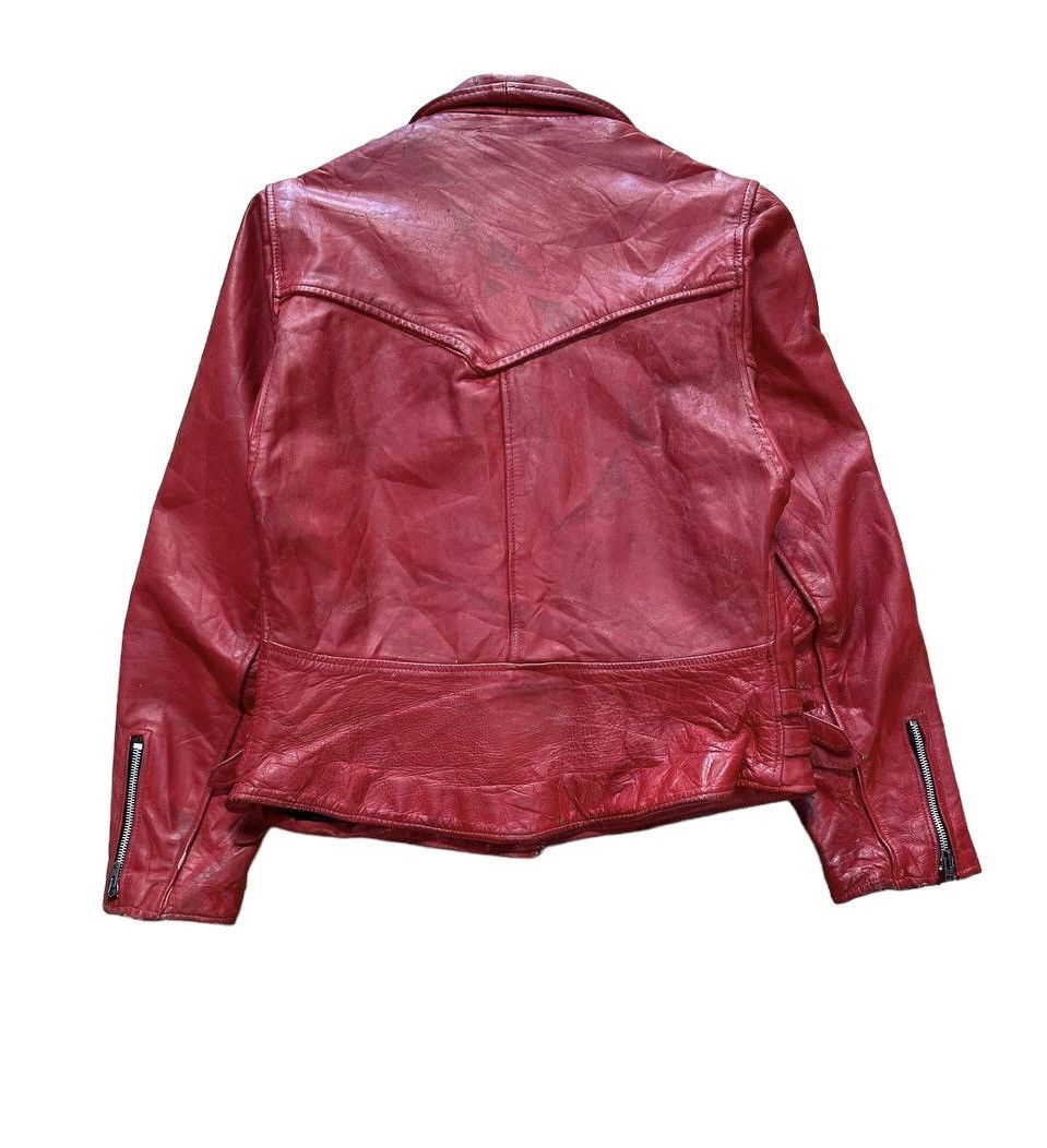 Branded Leather Vtg Branded Garments Double Collar Leather Jacket Size US S / EU 44-46 / 1 - 8 Thumbnail