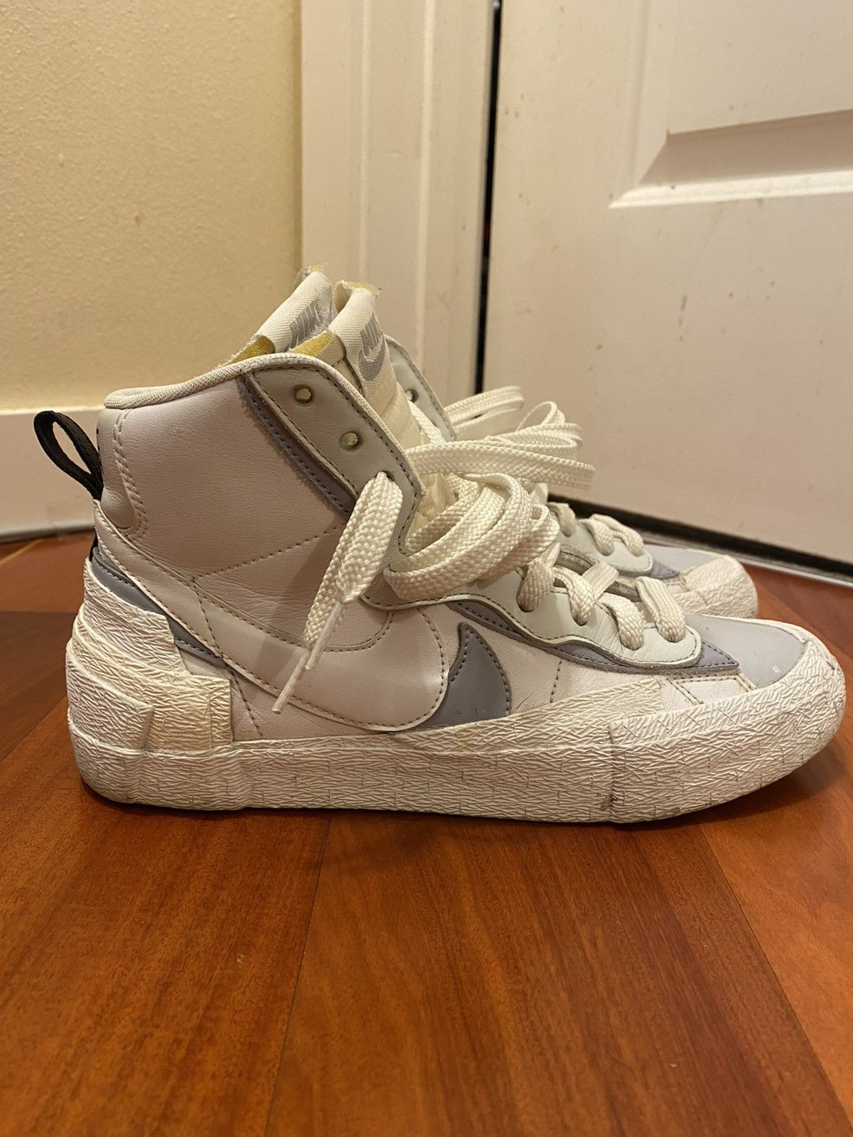 Nike × Sacai Hi-top Nike x Sacai Blazers Size US 8.5 / EU 41-42 - 4 Thumbnail