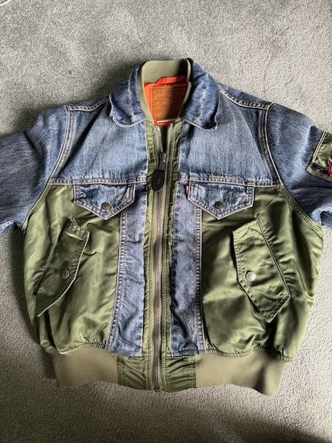 Levi's Levi’s Hybrid Bomber Jacket HK exclusive ma-1 Size US XS / EU 42 / 0 - 11 Thumbnail
