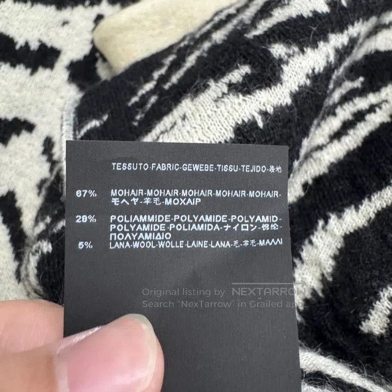 Saint Laurent Paris SLP Tiger Stripe Wool Jacket. Size US XL / EU 56 / 4 - 5 Thumbnail