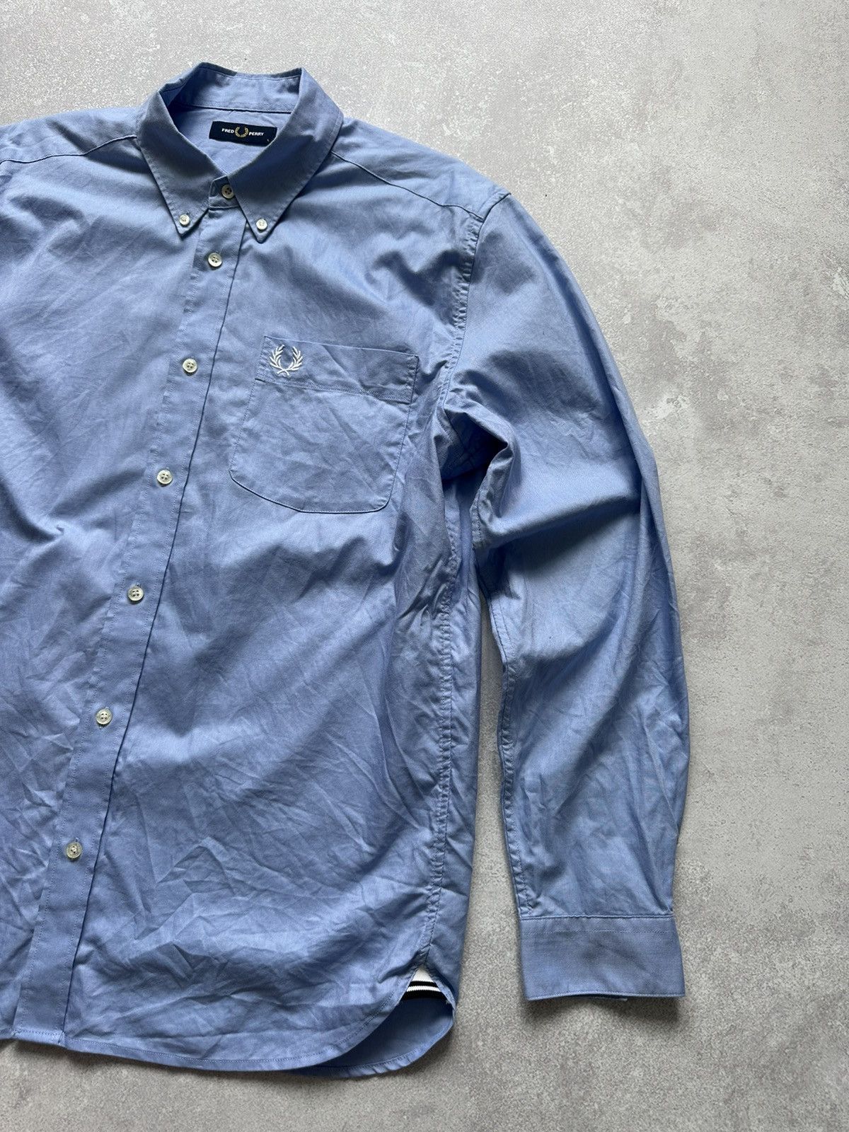 Fred Perry Fred Perry Checkered Button Down Long Sleeve Small Logo L Size US L / EU 52-54 / 3 - 2 Thumbnail
