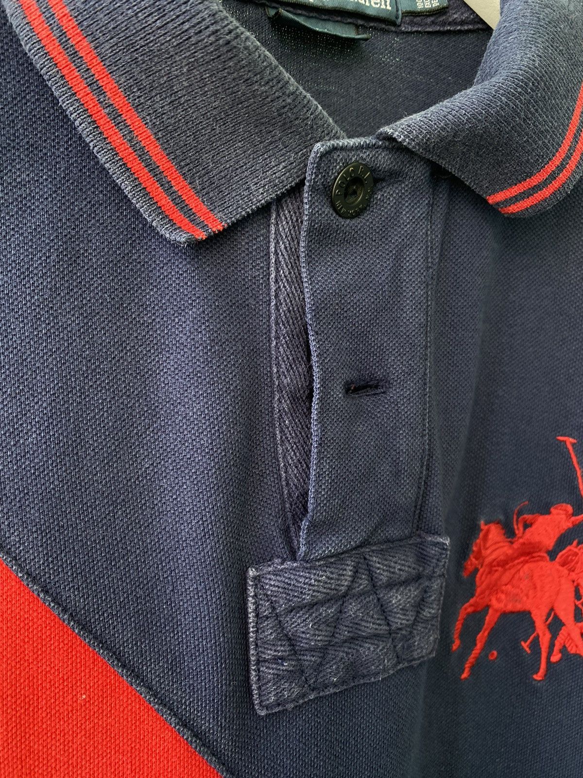 Vintage Vintage Polo Ralph Lauren Number Big Pony Chief Keef Y2K Size US L / EU 52-54 / 3 - 9 Thumbnail