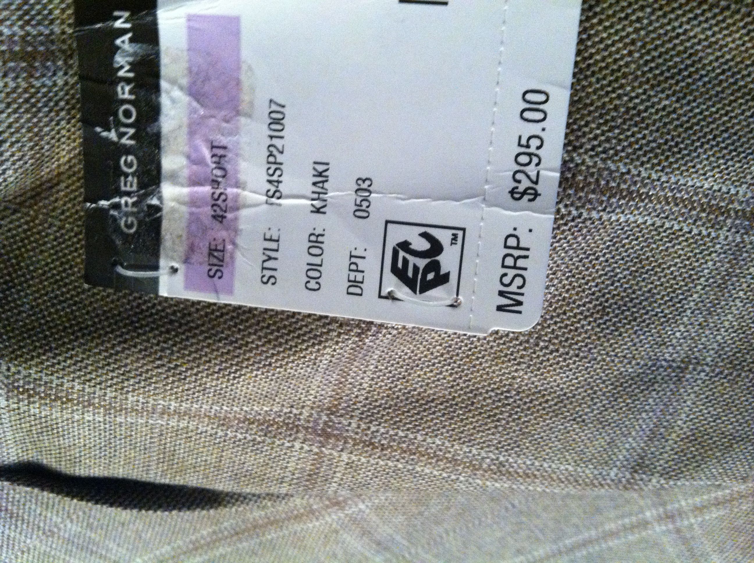 Tasso Elba TASSO ELBA MENS NEW 65%POLYESTER 35%RAYON SPORT JACKET 42S Size 42S - 9 Thumbnail