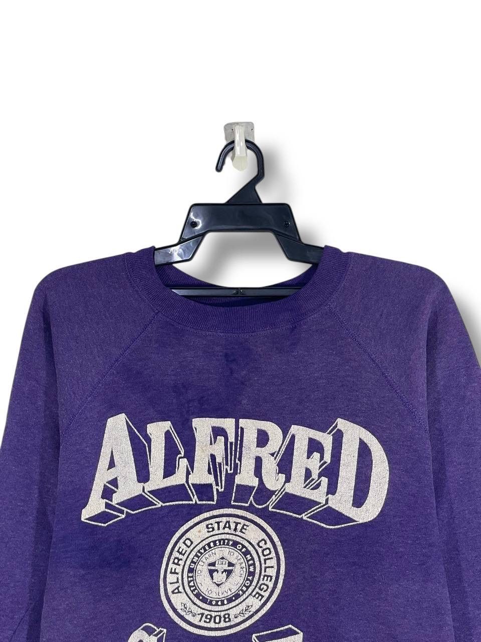 Other Vintage 80s alfred state college sweatshirt jumper size L Size US L / EU 52-54 / 3 - 2 Thumbnail