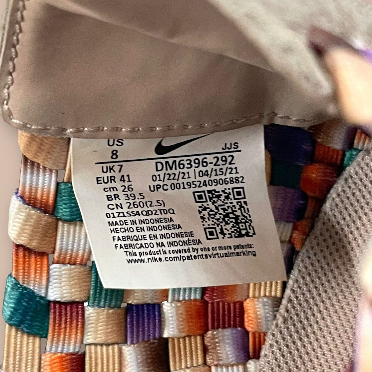 Nike Nike Air Woven "Multi-Color" Size US 8 / EU 41 - 20 Thumbnail