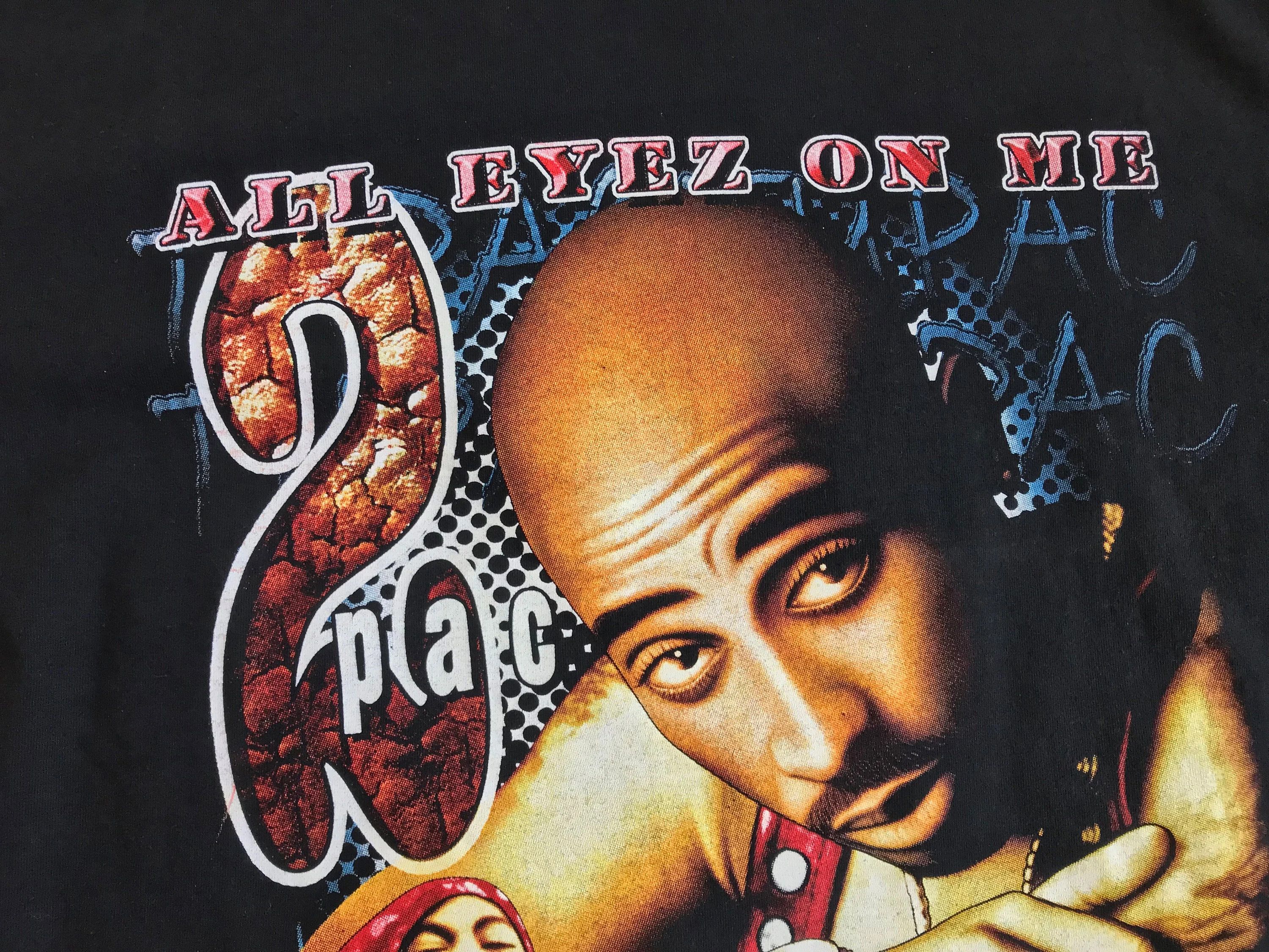 Rap Tees Vintage 90s 2pac t shirt Tupac Tee Rap Hip hop Thug Life Size US L / EU 52-54 / 3 - 4 Thumbnail