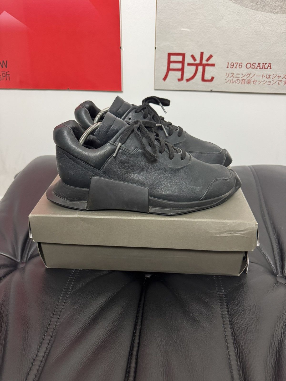 adidas gazelle silver green womens Ro Level Runner Boots by Rick Owens x Adidas- La Garonne
