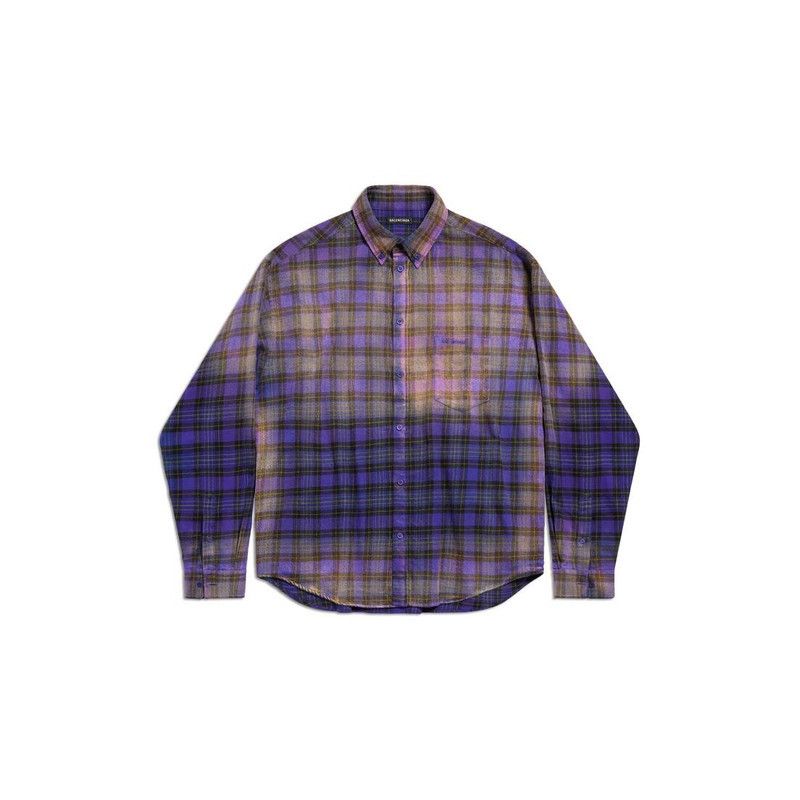 Balenciaga o1w1db10426 Shirt Large Fit in Multicolor Size US XXL / EU 58 / 5 - 1 Thumbnail