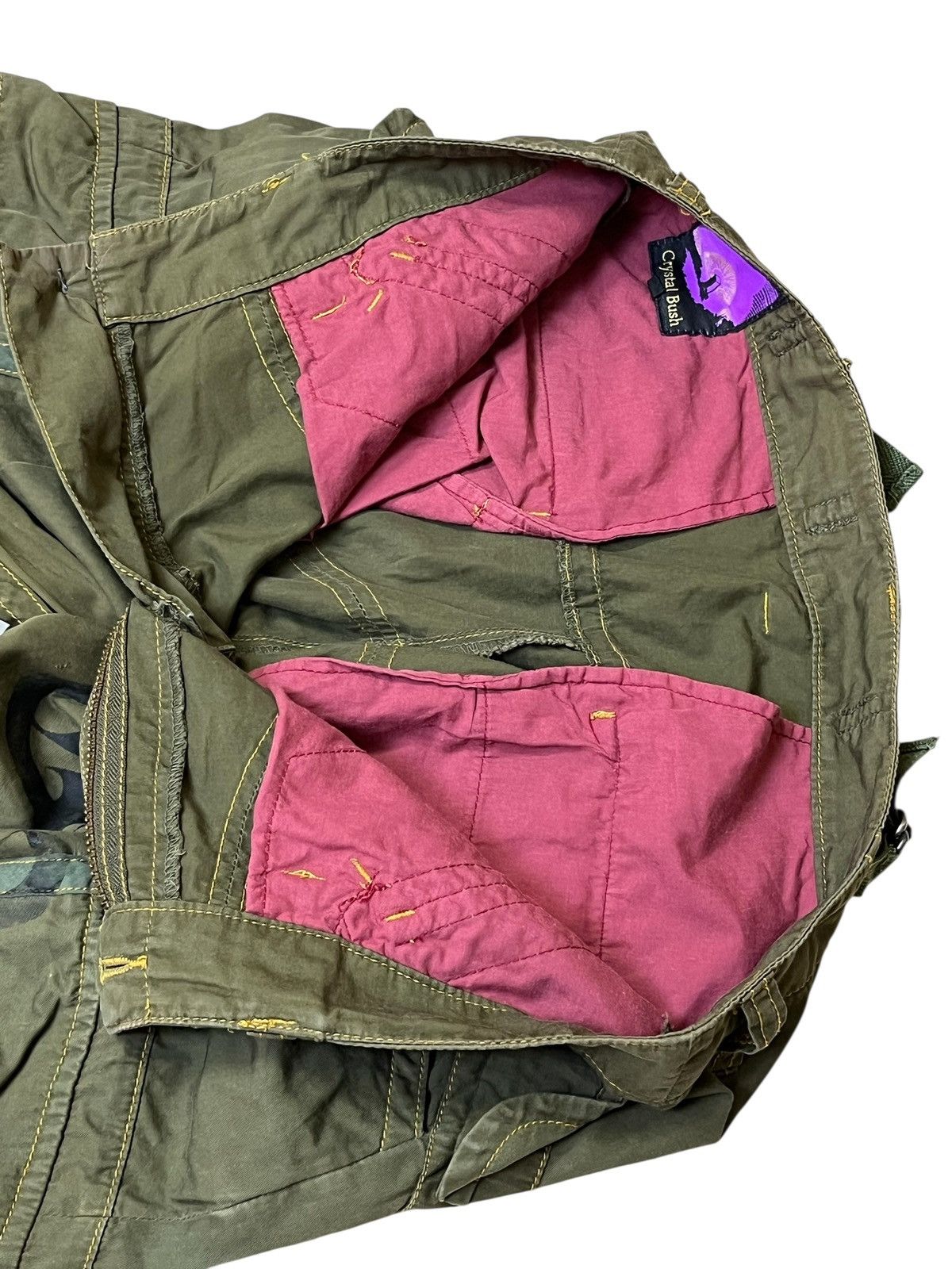Japanese Brand Japanese CRYSTAL BUSH bondage military style cargo pant Size US 33 - 15 Thumbnail