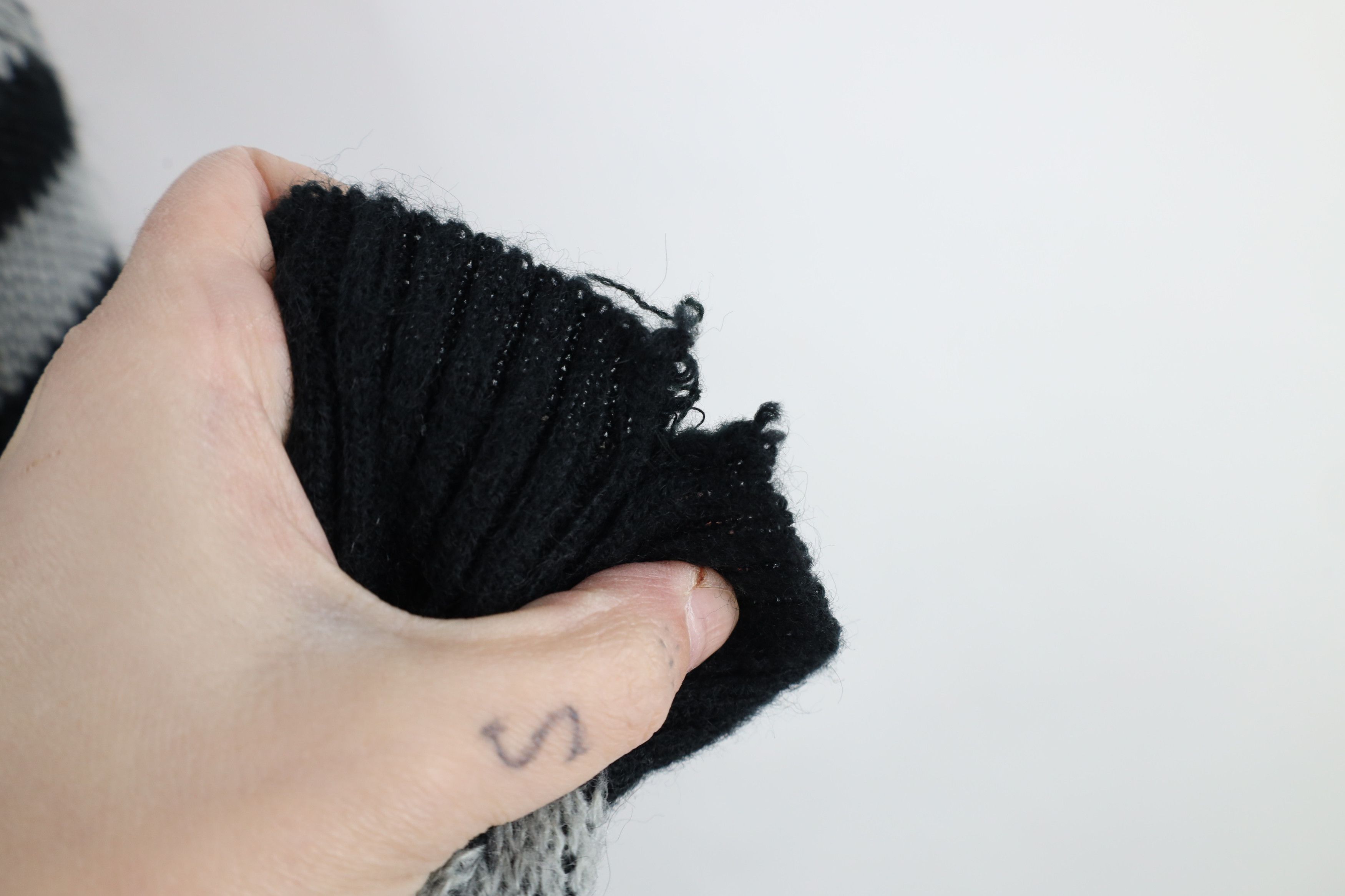 Vintage Vintage 90s Streetwear Wool Blend Knit Crewneck Sweater Size US L / EU 52-54 / 3 - 7 Thumbnail