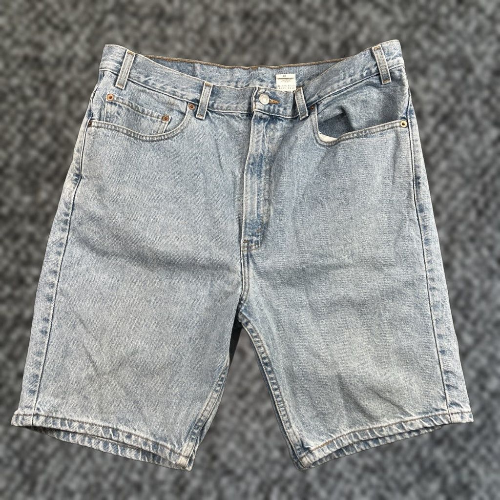 Levi's VINTAGE Levi's 505 Shorts 38 Regular Fit Light Wash Denim Skate Grunge 90s Mens Size US 38 / EU 54 - 1 Thumbnail
