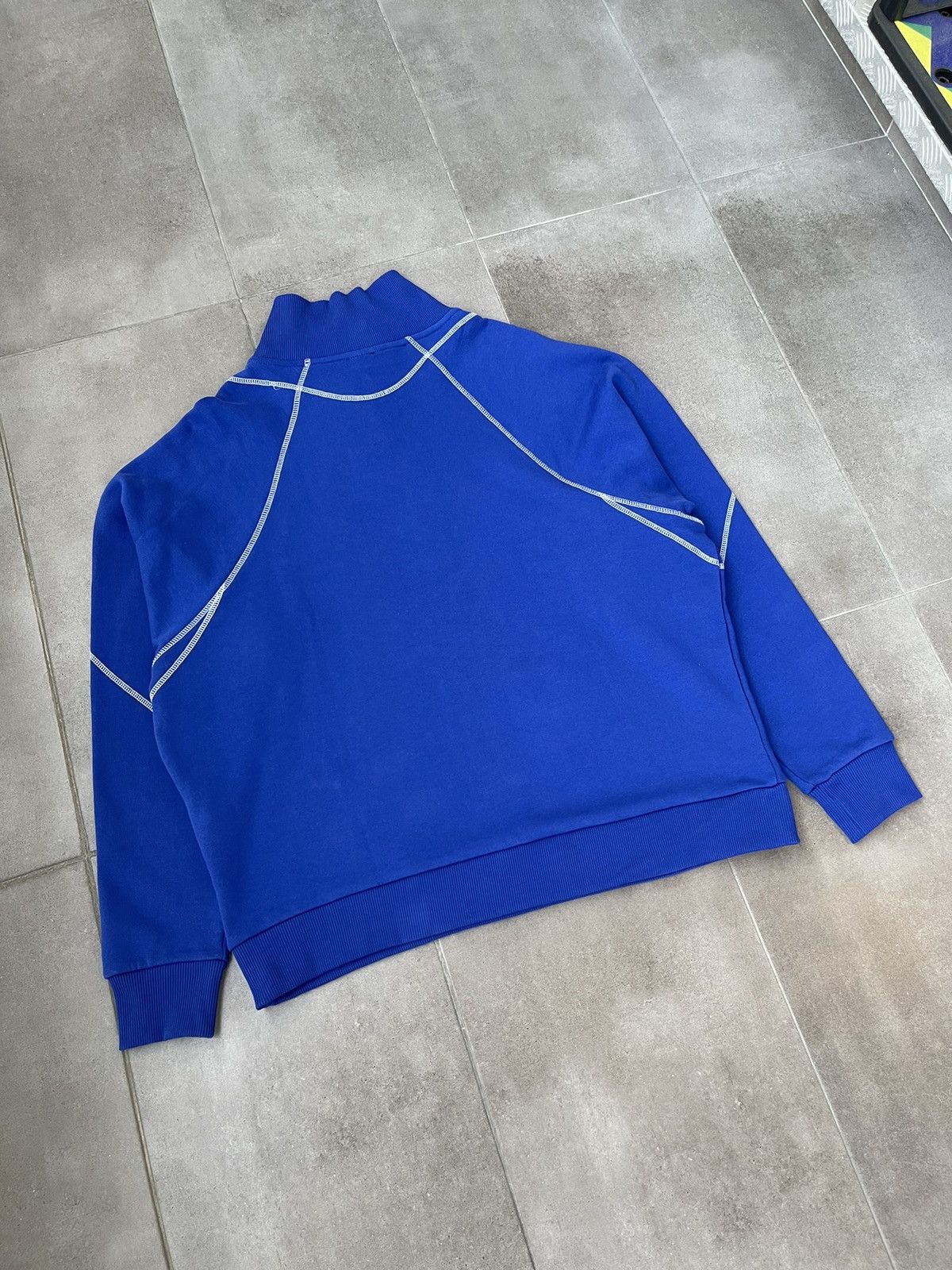 Saul Nash !DS! SS23 Saul Nash Electric Blue Overlock Stitch Sweatshirt Size US M / EU 48-50 / 2 - 14 Thumbnail