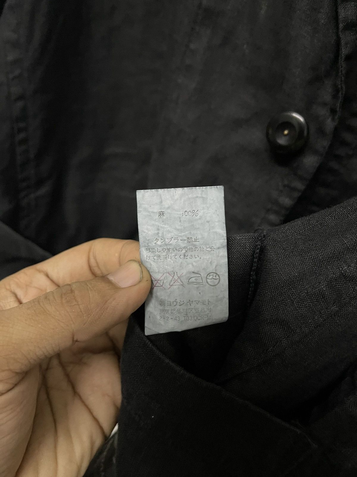 Yohji Yamamoto 80s YOHJI YAMAMOTO LINEN BLAZZER JACKET RARE Size L / US 10 / IT 46 - 17 Thumbnail