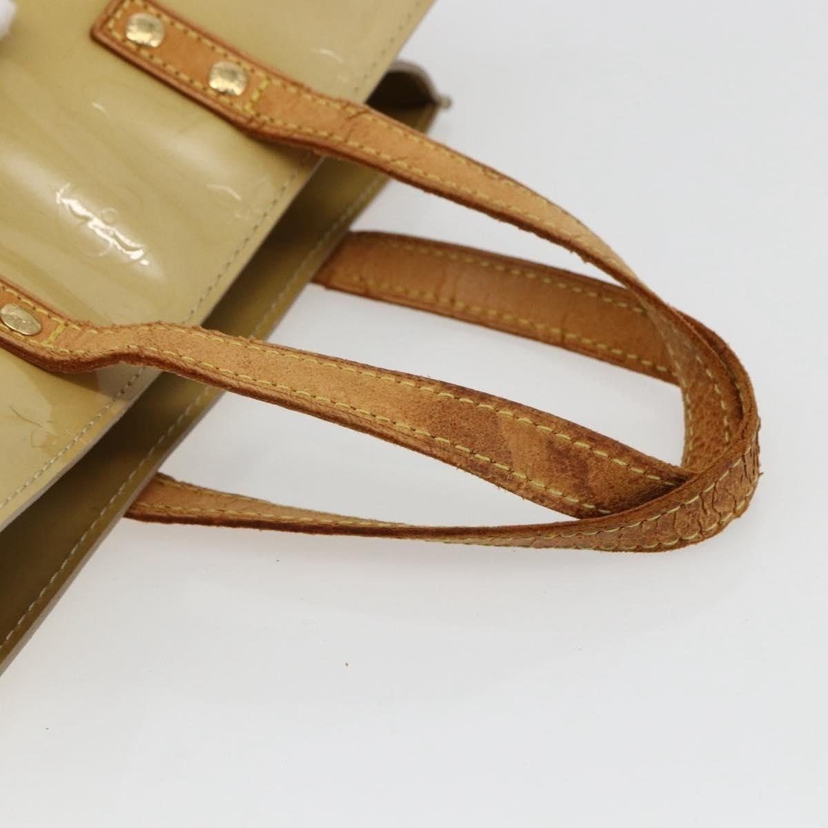 Louis Vuitton Louis Vuitton Monogram Vernis Reade PM Handbag Beige Size ONE SIZE - 8 Thumbnail