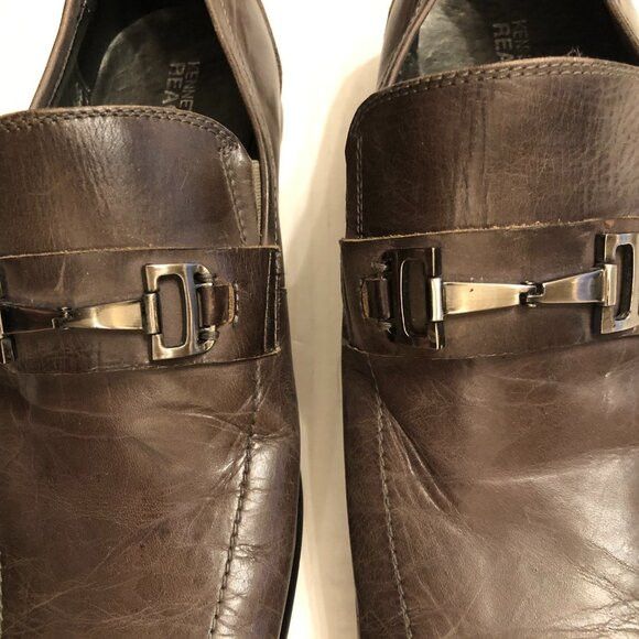 Kenneth Cole KENNETH COLE MEN'S NEW LEATHER DRESS SHOES SIZE: 10M Size US 10 / EU 43 - 4 Thumbnail