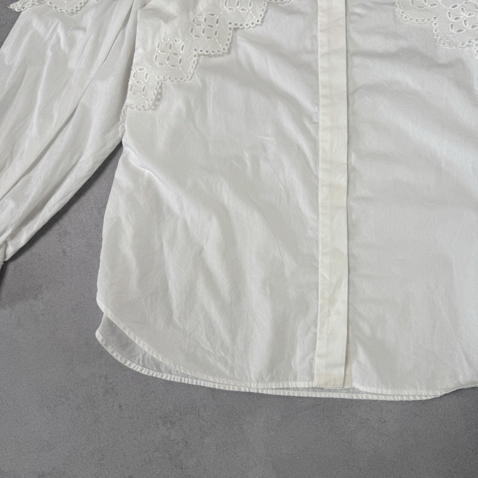 Sandro Sandro Women Cotton Shirt Blouse Button Up Size 2 Size XS / US 0-2 / IT 36-38 - 5 Thumbnail