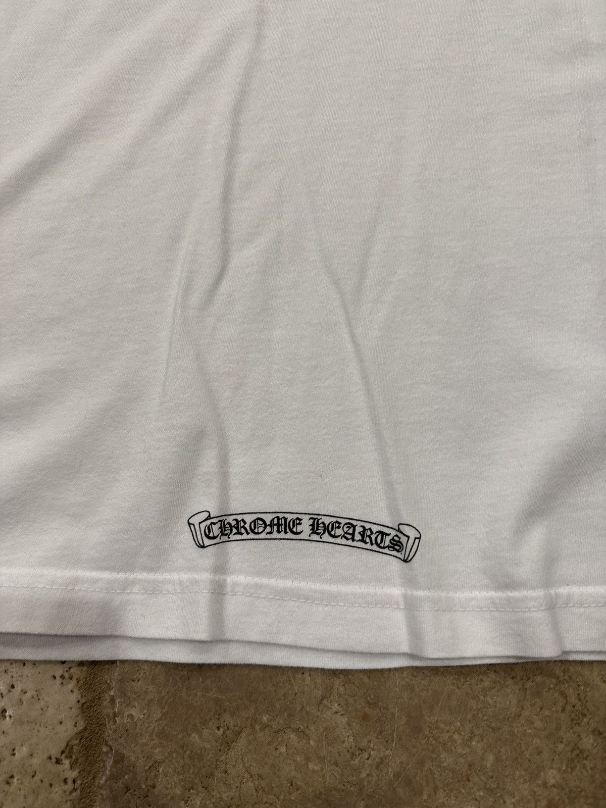 Chrome Hearts Chrome Hearts Script Logo White Short Sleeve T-Shirt Size US XL / EU 56 / 4 - 9 Thumbnail