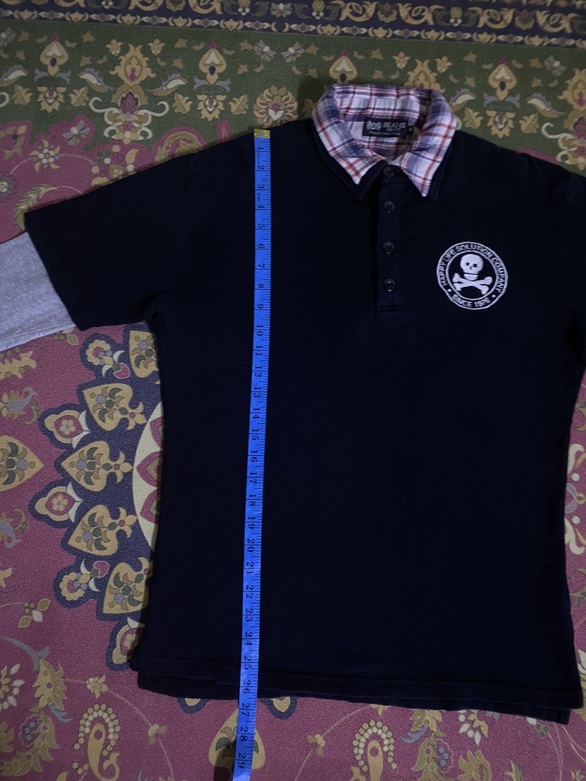 Beams Plus Vintage Beams Heart Skull Double Layer Style T-Shirt Size US M / EU 48-50 / 2 - 12 Thumbnail