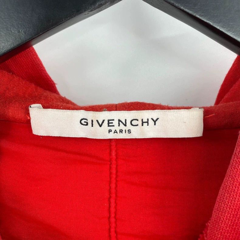 Givenchy Givenchy Red Big Destruction Hoodie Size US S / EU 44-46 / 1 - 4 Thumbnail