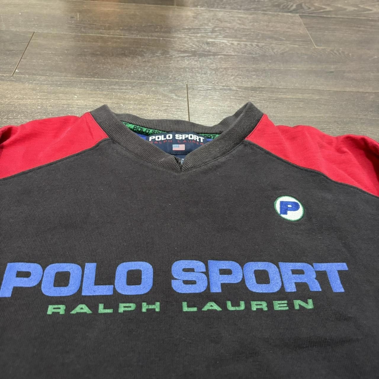 Designer vintage Ralph Lauren polo sport long sleeve shirt 90s Size US S / EU 44-46 / 1 - 2 Thumbnail
