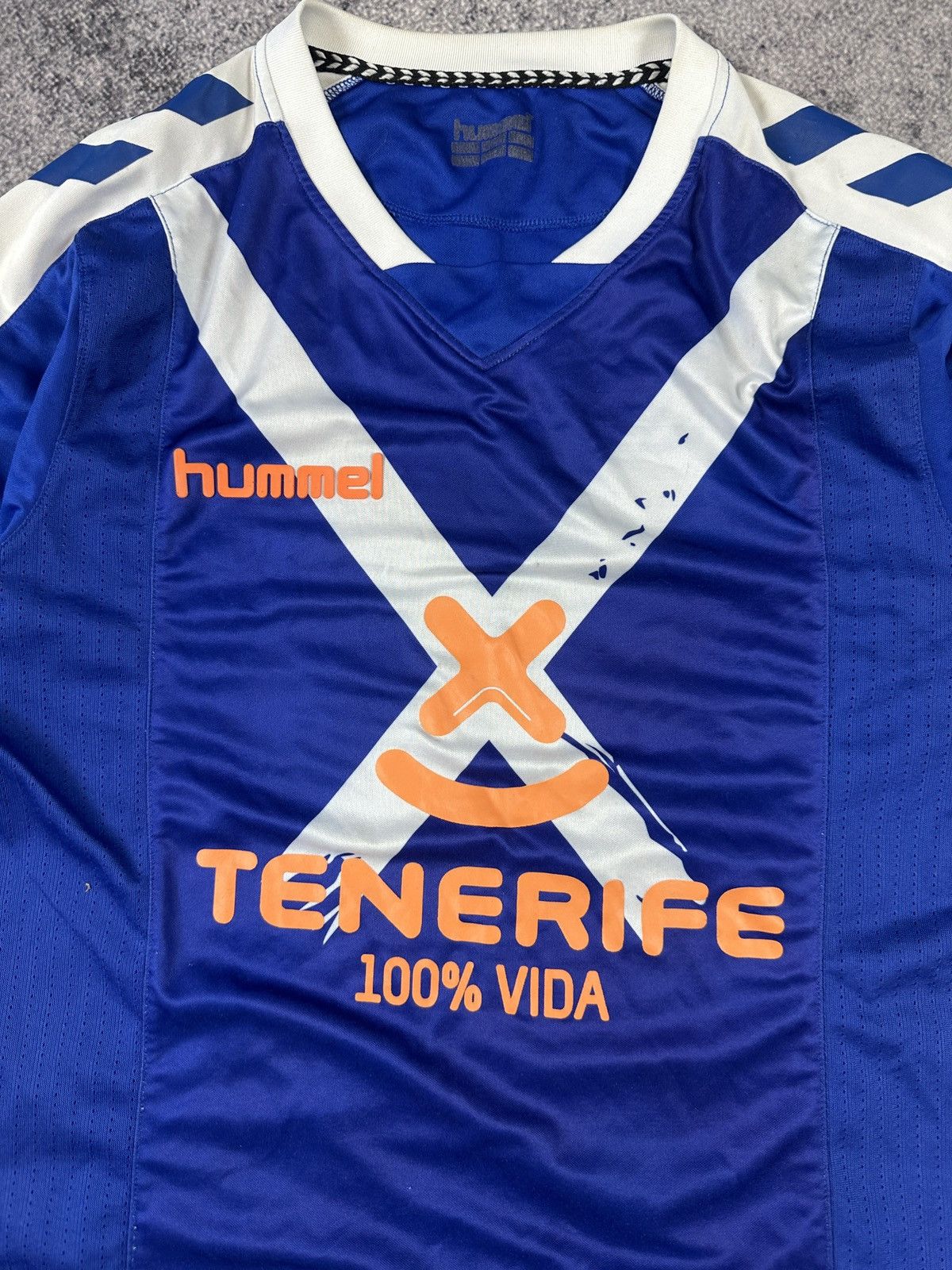 Hummel Hummel Tenerife Soccer Jersey Streetwear Rare Casual Spain Size US M / EU 48-50 / 2 - 2 Thumbnail