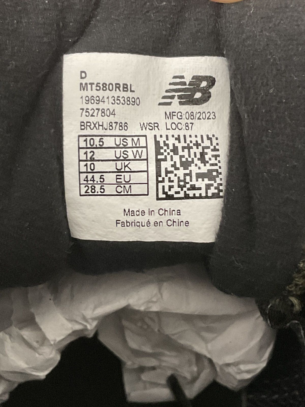 New Balance 10.5 New Balance 580 Kombu Gore-Tex Made in Vietnam Size US 10.5 / EU 43-44 - 5 Thumbnail