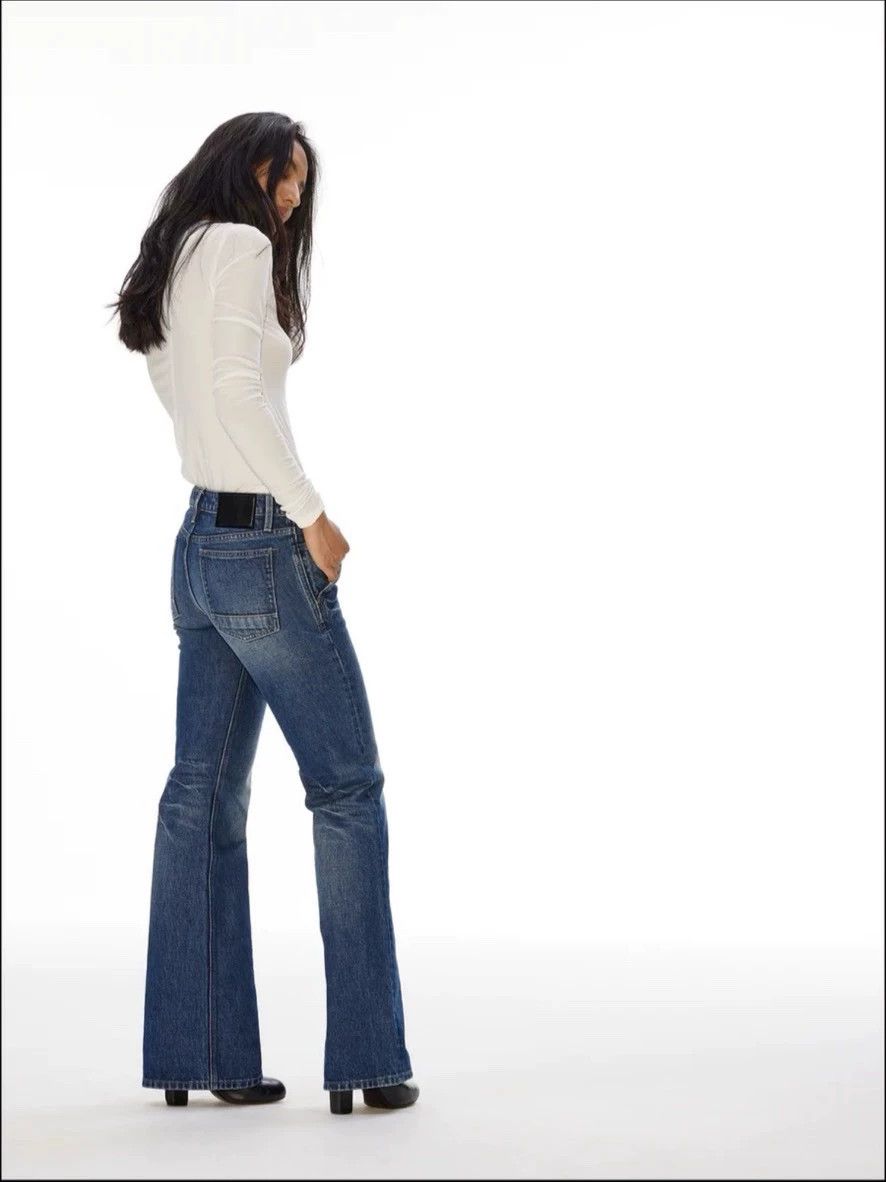 Fax Copy Express Fax Copy Express 000 Slim Flare Denim Raw Jean Size 28" / US 6 / IT 42 - 8 Thumbnail