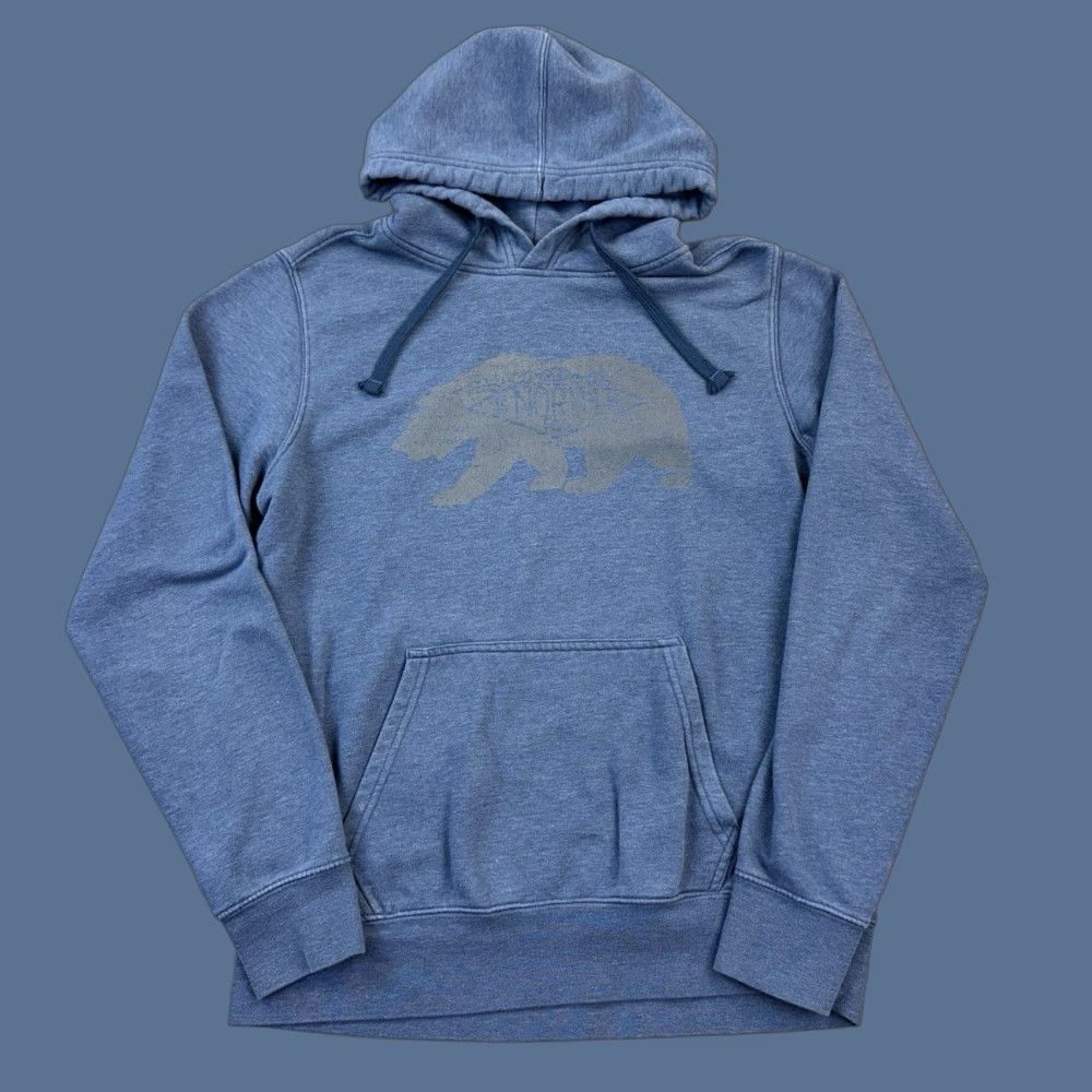 The North Face The North Face Hoodie Mens Medium Blue Fleece Bear Graphic Pullover Hiking Size US M / EU 48-50 / 2 - 1 Thumbnail