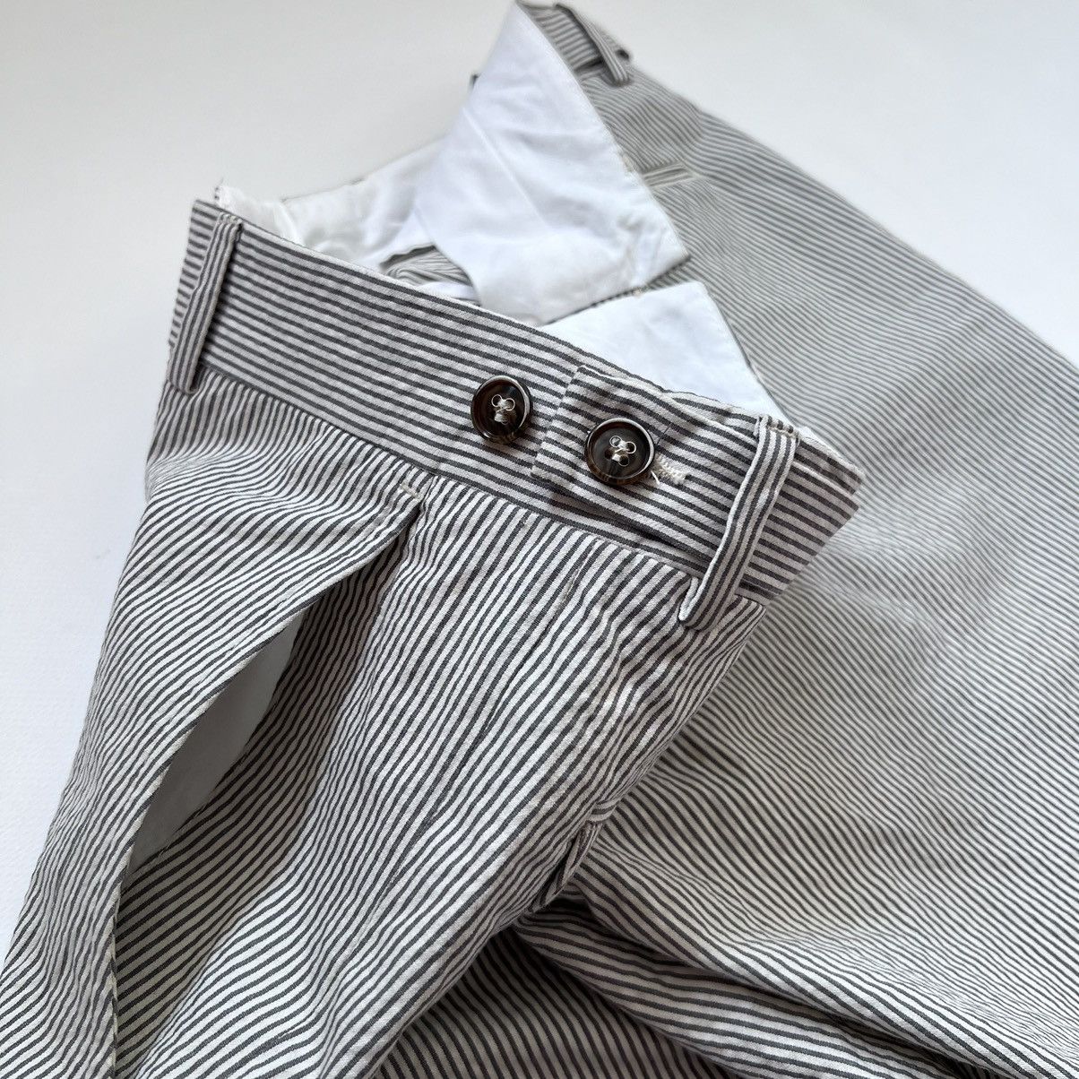 Suitsupply Suitsupply Pure cotton stripped pants Size US 32 / EU 48 - 6 Thumbnail