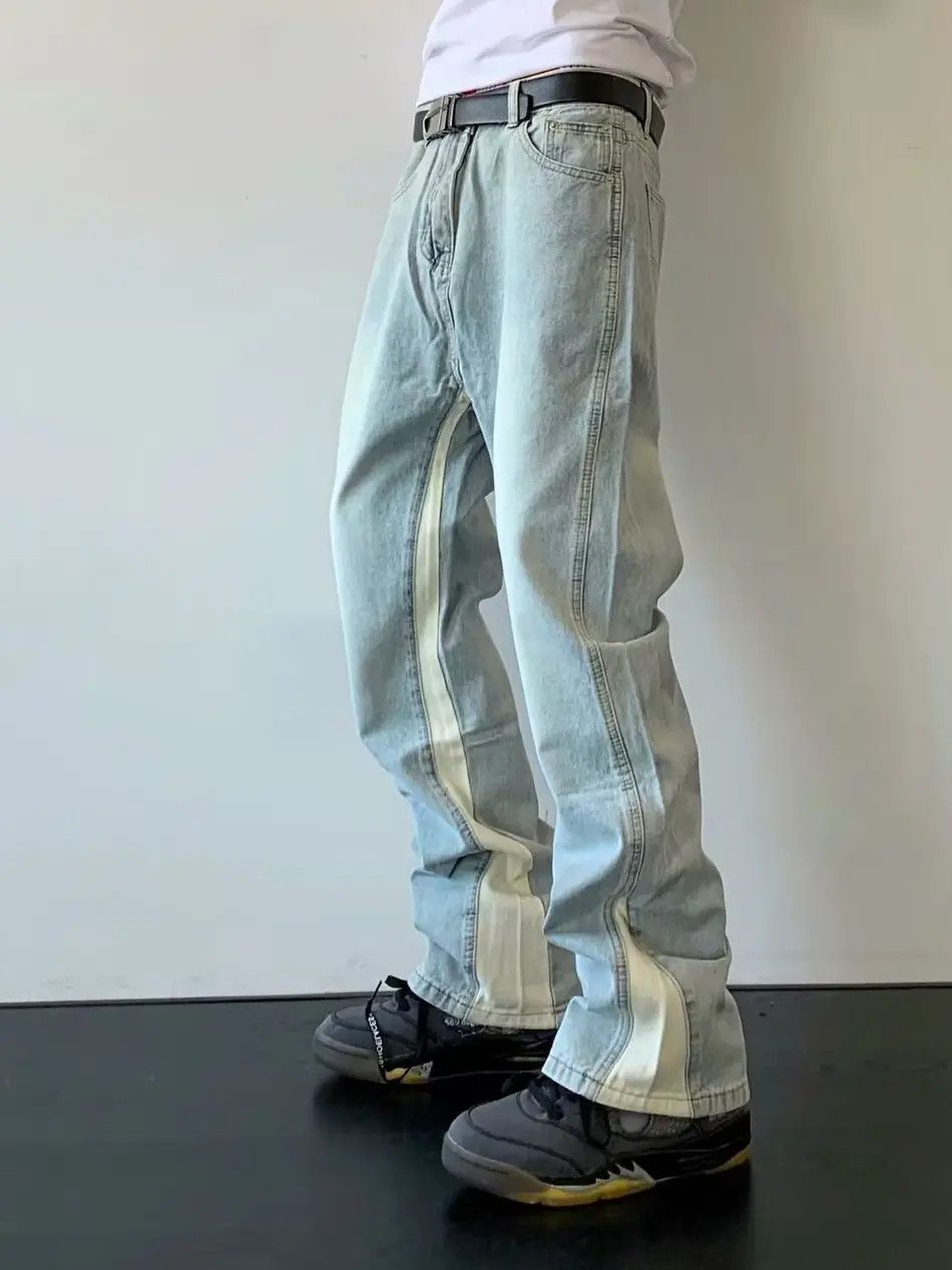 Japanese Brand × Jean Retro straight leg high street jeans Size US 32 / EU 48 - 4 Thumbnail