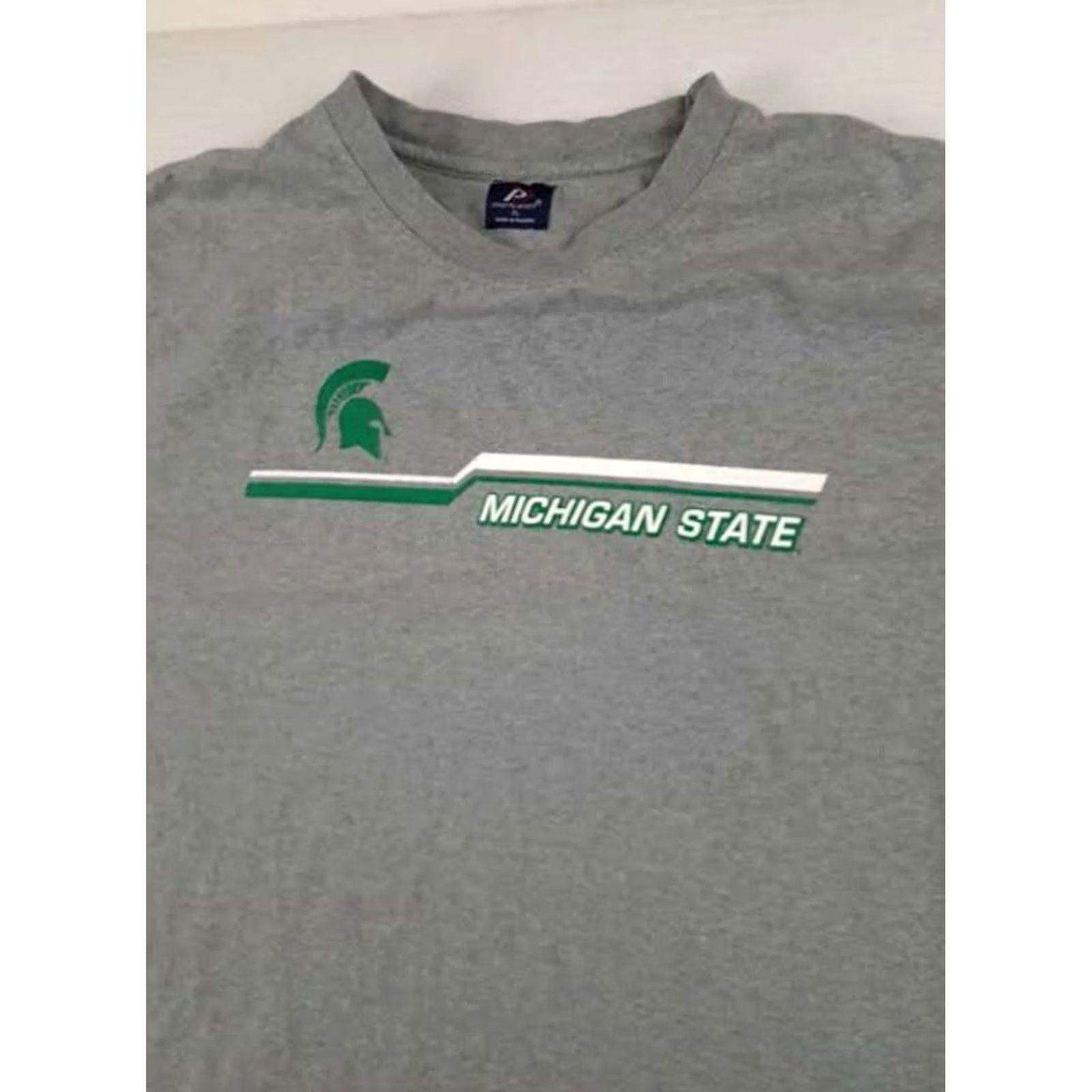 Pro Player VINTAGE pro player Shirt Mens XL Gray Michigan State Spartans Size US XL / EU 56 / 4 - 3 Thumbnail