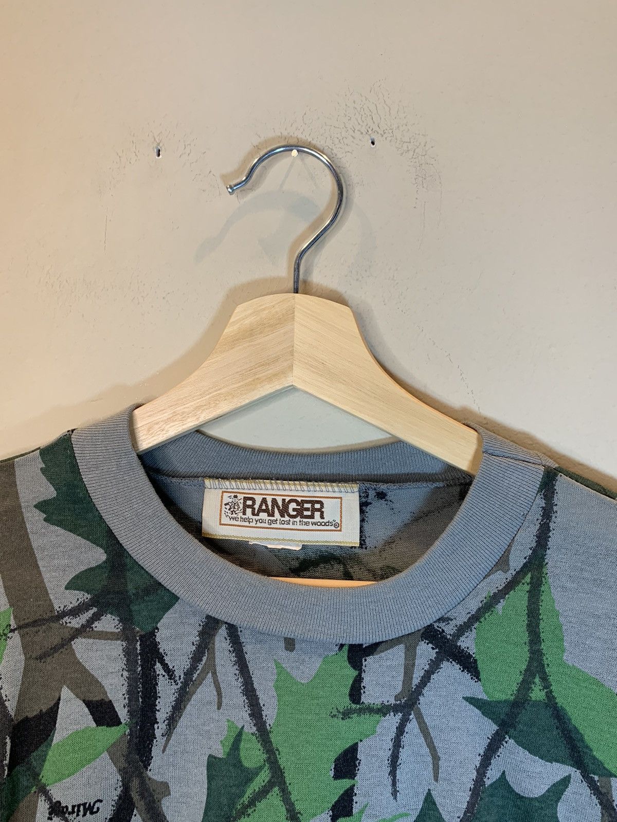 Vintage RARE* Vintage 70’s Ranger Mirage Camo Single Stitch LS Shirt Size US L / EU 52-54 / 3 - 8 Thumbnail