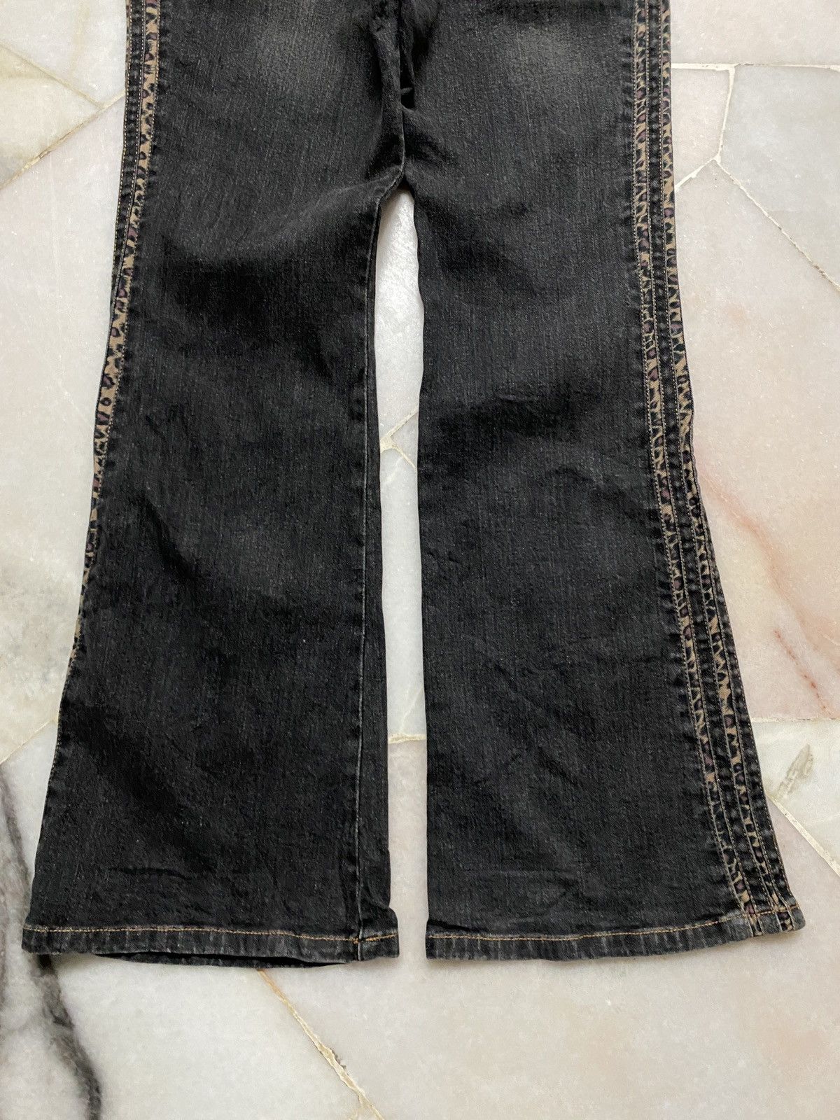 Japanese Brand Vintage 90s Style Browdwin split leopard Mudwash Size US 30 / EU 46 - 14 Thumbnail