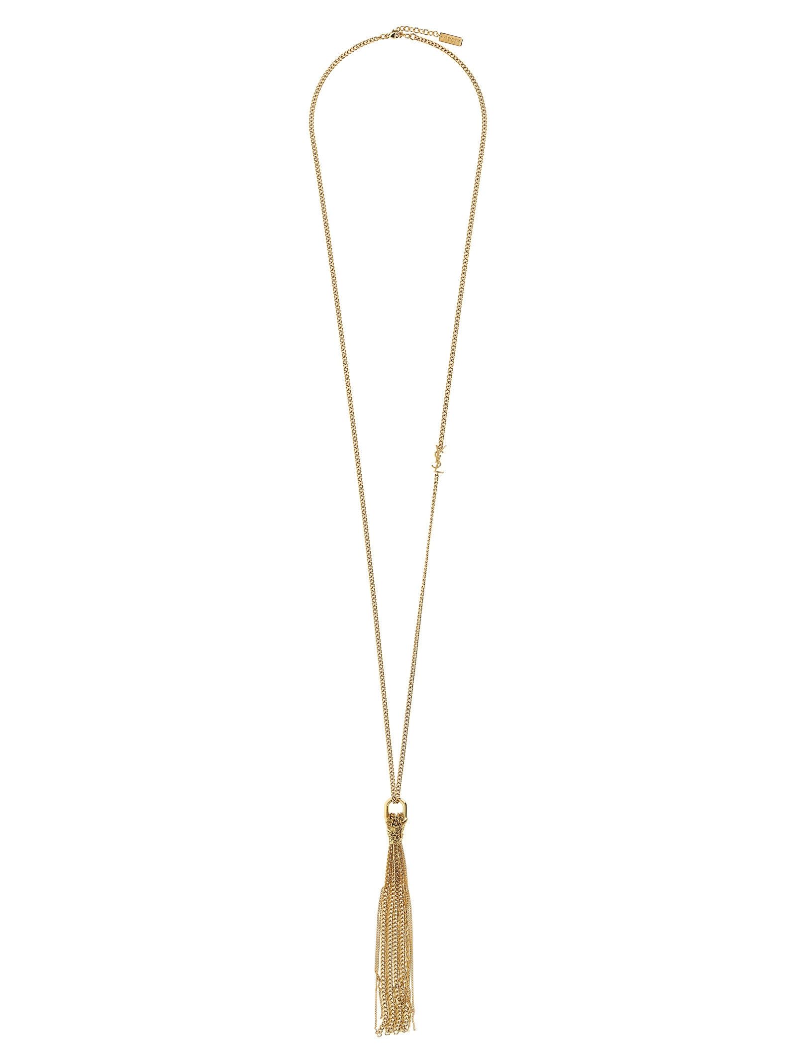 Saint Laurent Paris 'Cassandre' Tassel Necklace Size ONE SIZE - 1 Thumbnail