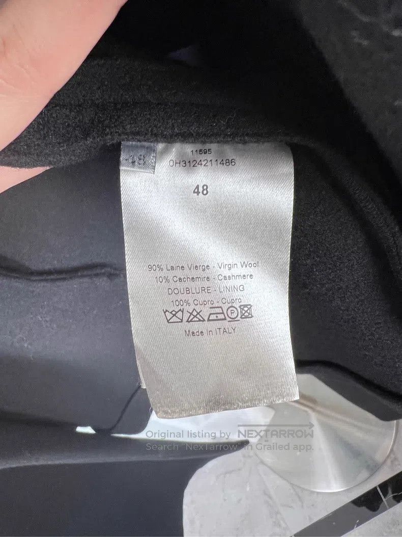 Dior Dior Slim-fit waisted woollen cashmere coat Size US M / EU 48-50 / 2 - 5 Thumbnail