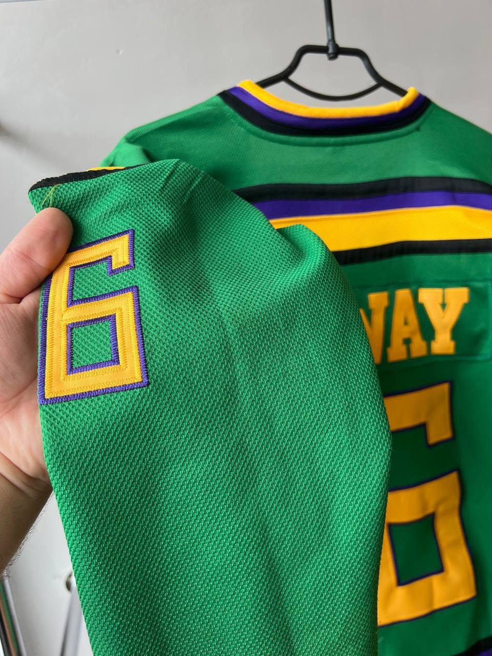 NHL MIGHTY DUCKS #96 CONWAY RARE NHL HOCKEY JERSEY SHIRT SIZE S Size US S / EU 44-46 / 1 - 11 Thumbnail