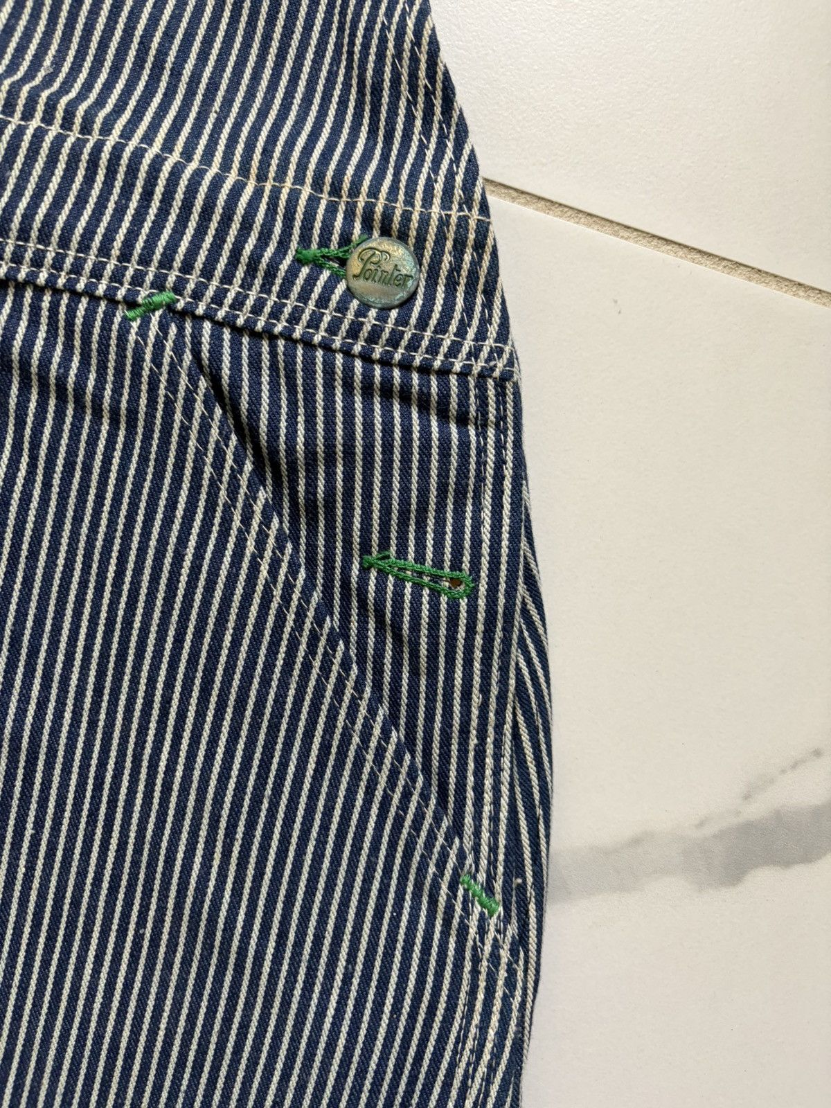 Pointer Vintage 1950s 50s Pointer Brand Hickory Stripes Overalls DS Size US 44 / EU 60 - 5 Thumbnail