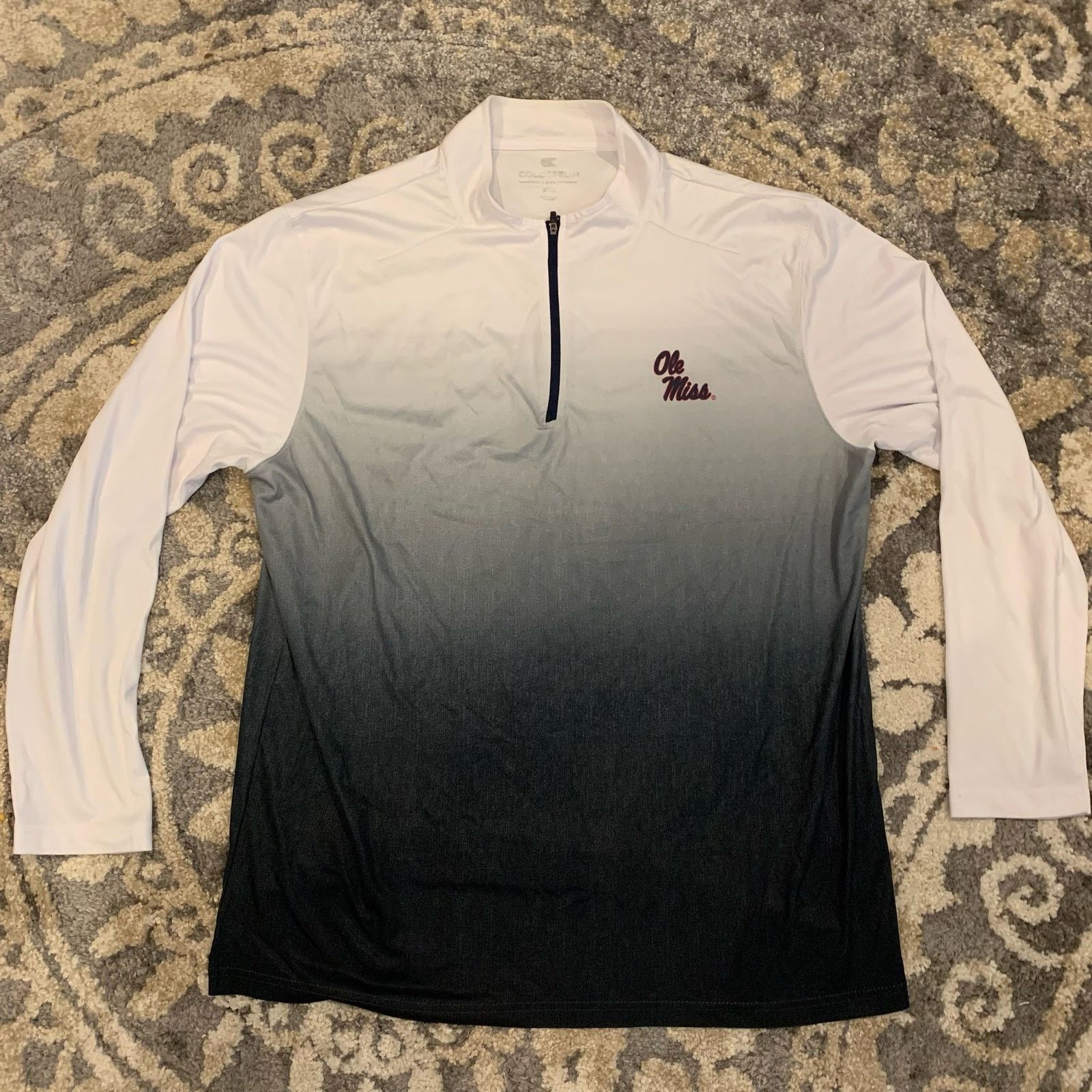Colosseum Athletics × NCAA Ole Miss Rebels NCAA Colosseum 1/4 Zip Pullover Men’s XXL Size US XXL / EU 58 / 5 - 1 Thumbnail