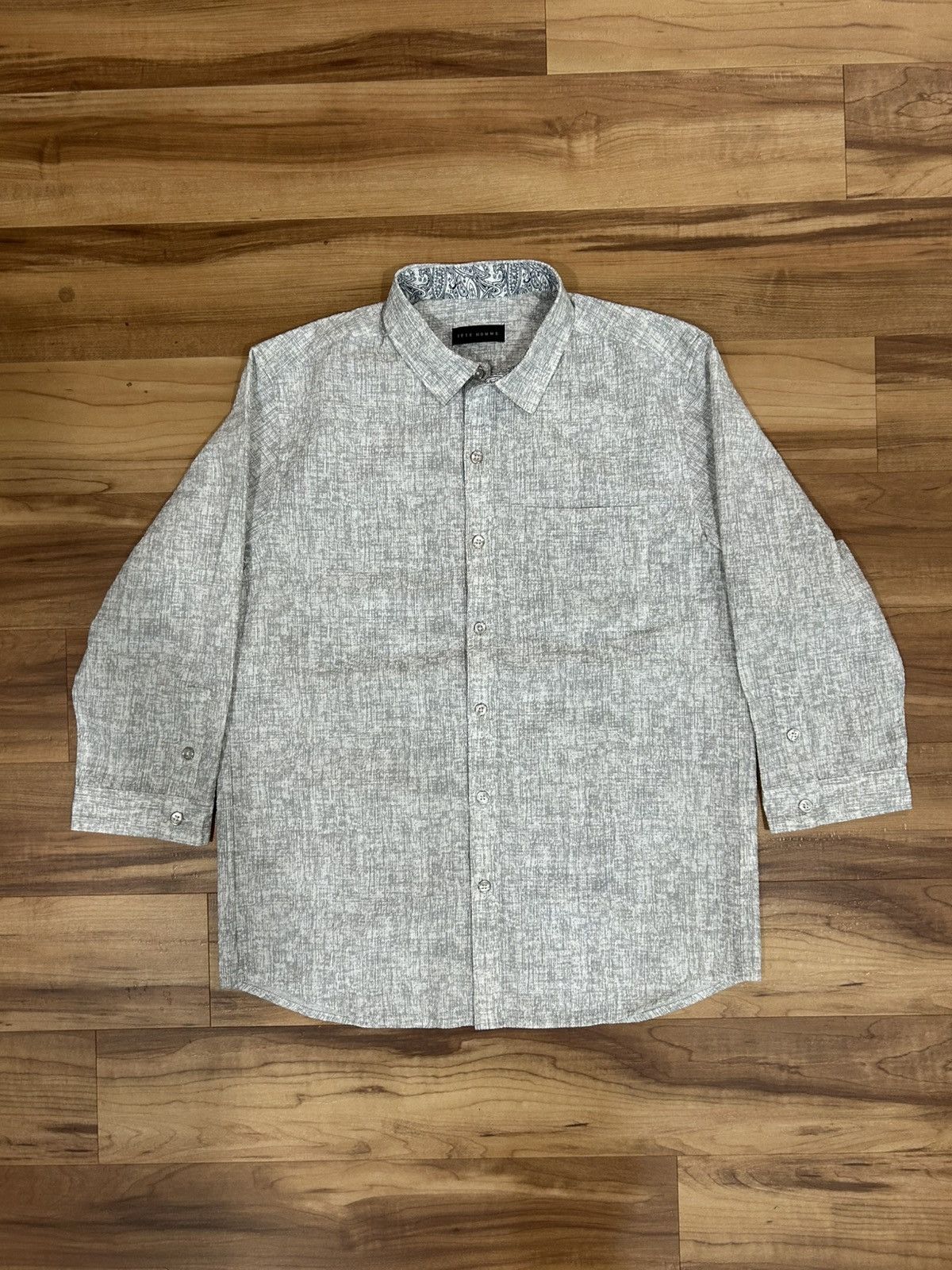 Issey Miyake × Tete Homme Tete Homme Long-Sleeve T-Shirt Size US S / EU 44-46 / 1 - 1 Thumbnail