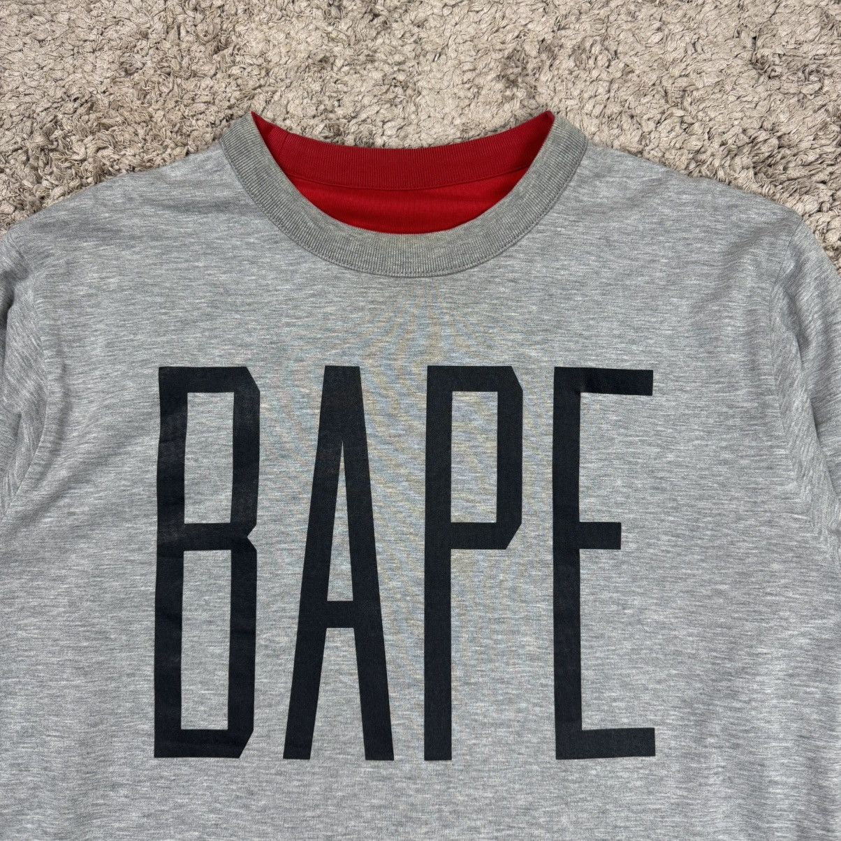 Bape Vintage Bape Busy Work Reversible Longsleeve T-shirt Size US M / EU 48-50 / 2 - 10 Thumbnail