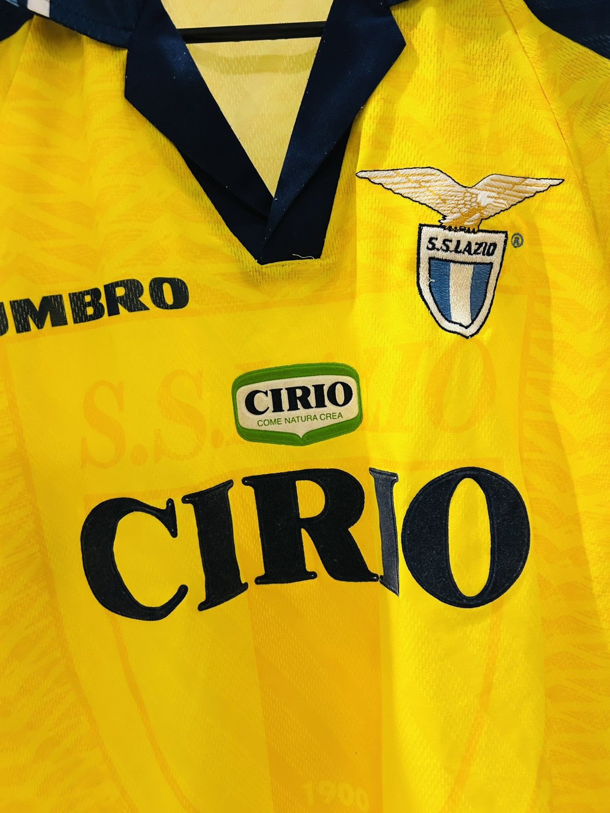 Umbro SS Lazio 1996/98 away jersey Size US M / EU 48-50 / 2 - 3 Thumbnail