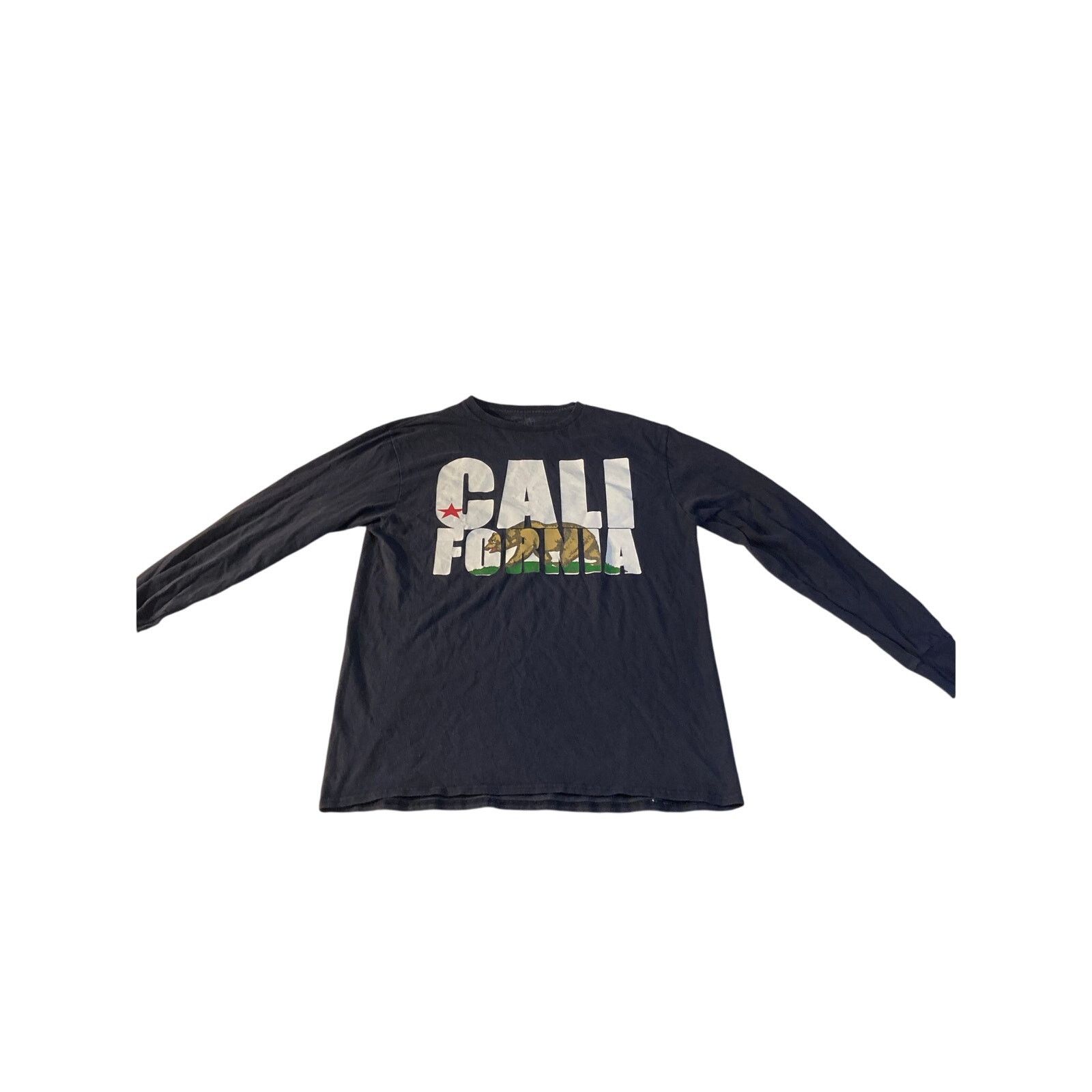 Other CALIFORNIA Republic Bear Long Sleeve Tee Mens L Blue Grunge Size US L / EU 52-54 / 3 - 1 Thumbnail