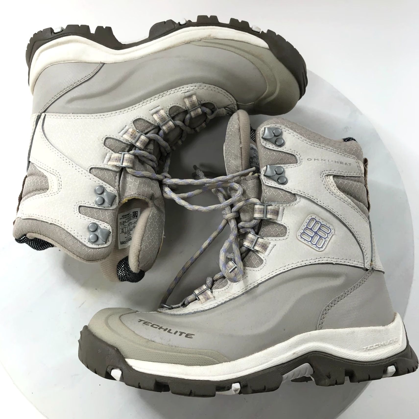 Vintage Columbia Boot Women's Mid-Calf Waterproof 7 Techlite Omni-Heat Gray Boots Size US 7 / IT 37 - 7 Thumbnail
