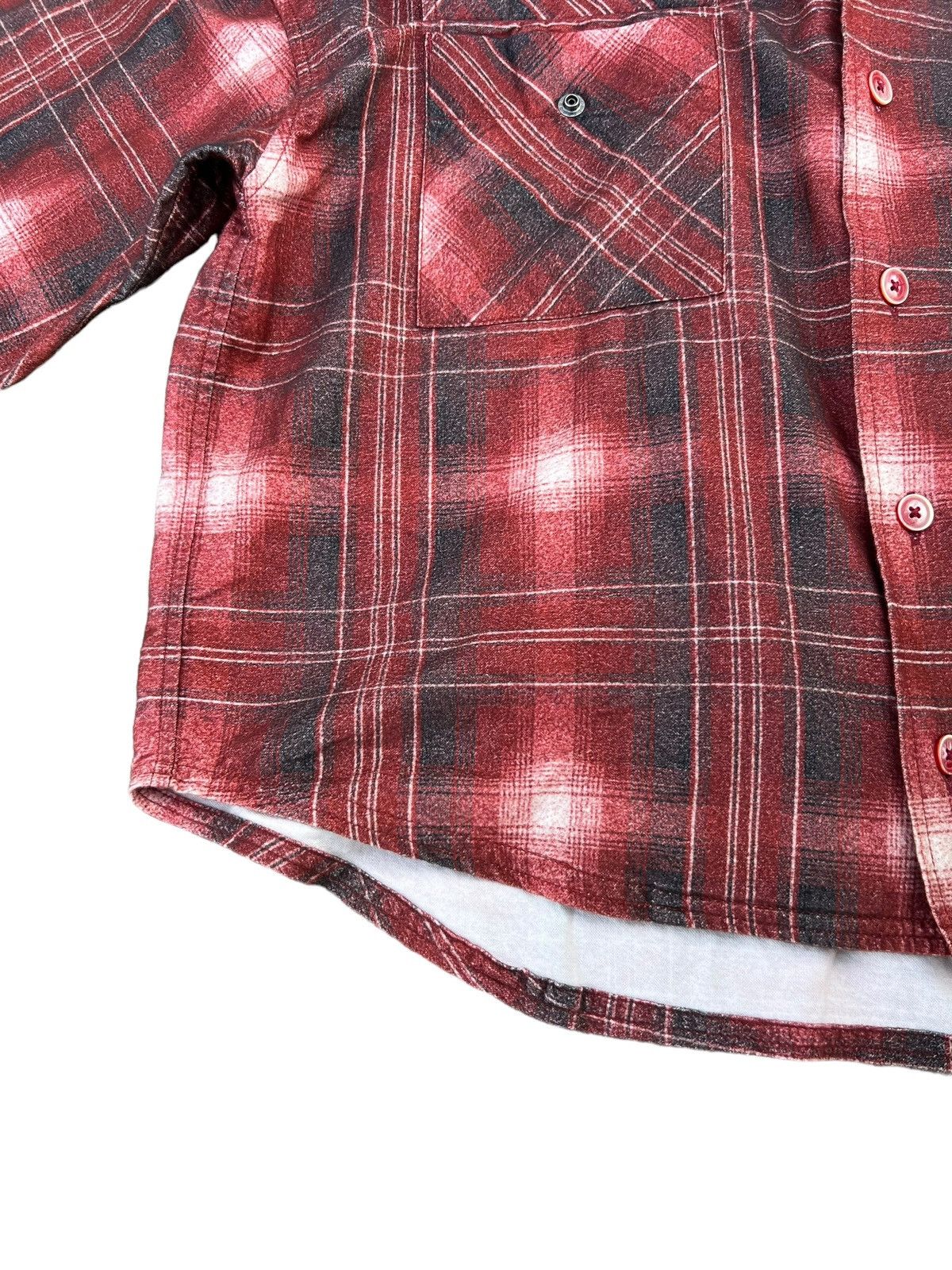 Flannel Primalcode Newwave Japan Plaid Big Fit Cropped lannel Shirt Size US XL / EU 56 / 4 - 7 Thumbnail