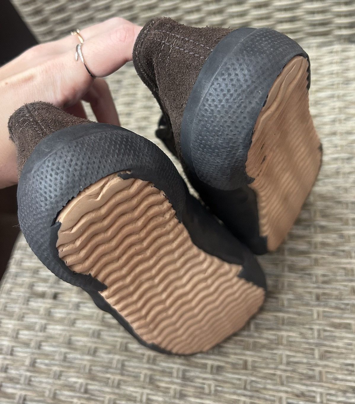 Reproduction of Found Reproduction Of Found Brown Suede Italian Military Trainer Size US 6.5 / EU 39-40 - 10 Thumbnail