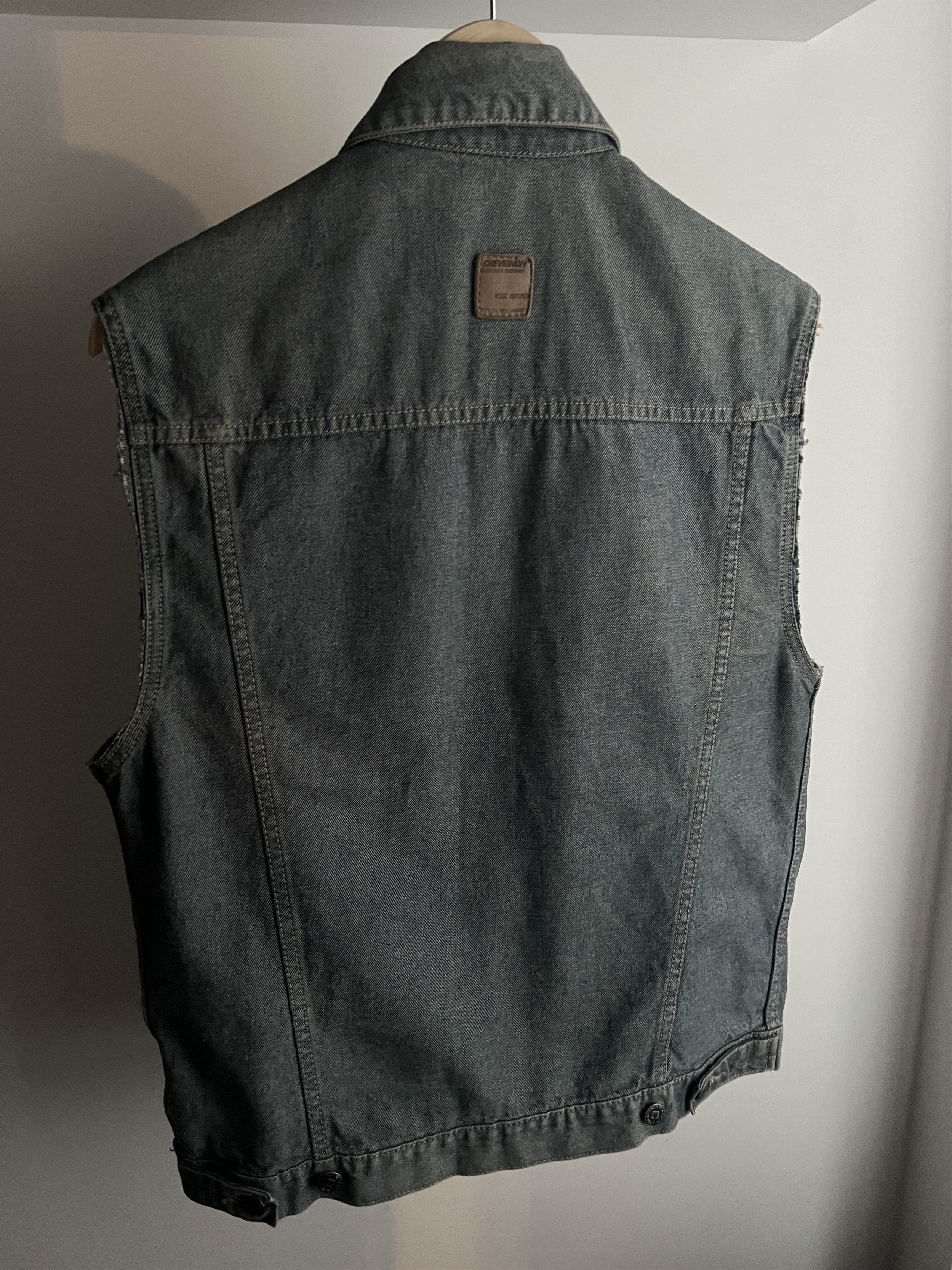 Chevignon CHEVIGNON JEANS VEST Navajo Motorcycle Denim Size US M / EU 48-50 / 2 - 7 Thumbnail