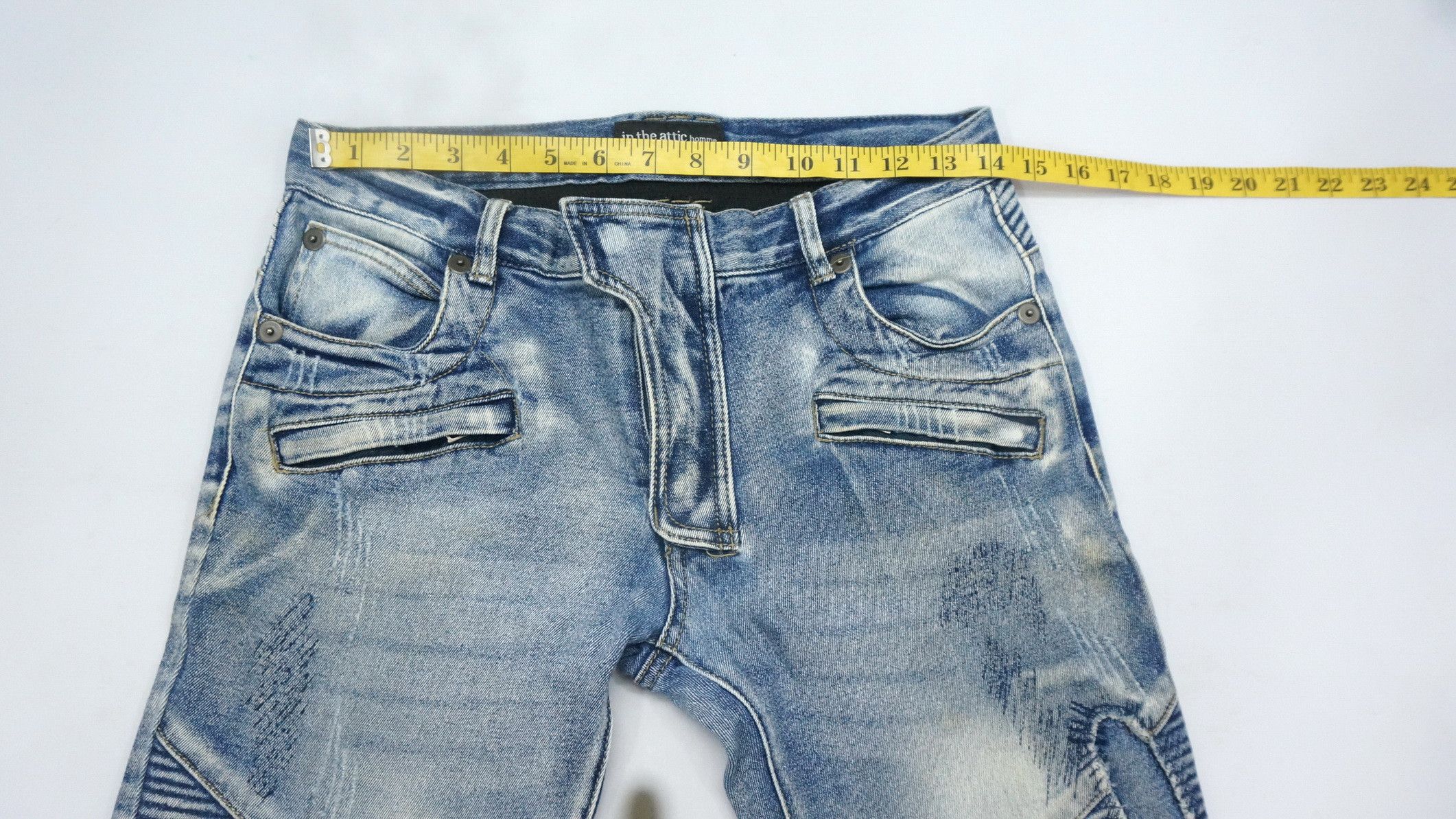 In The Attic Japan IN THE ATTIC Biker Jeans Size US 28 / EU 44 - 10 Thumbnail