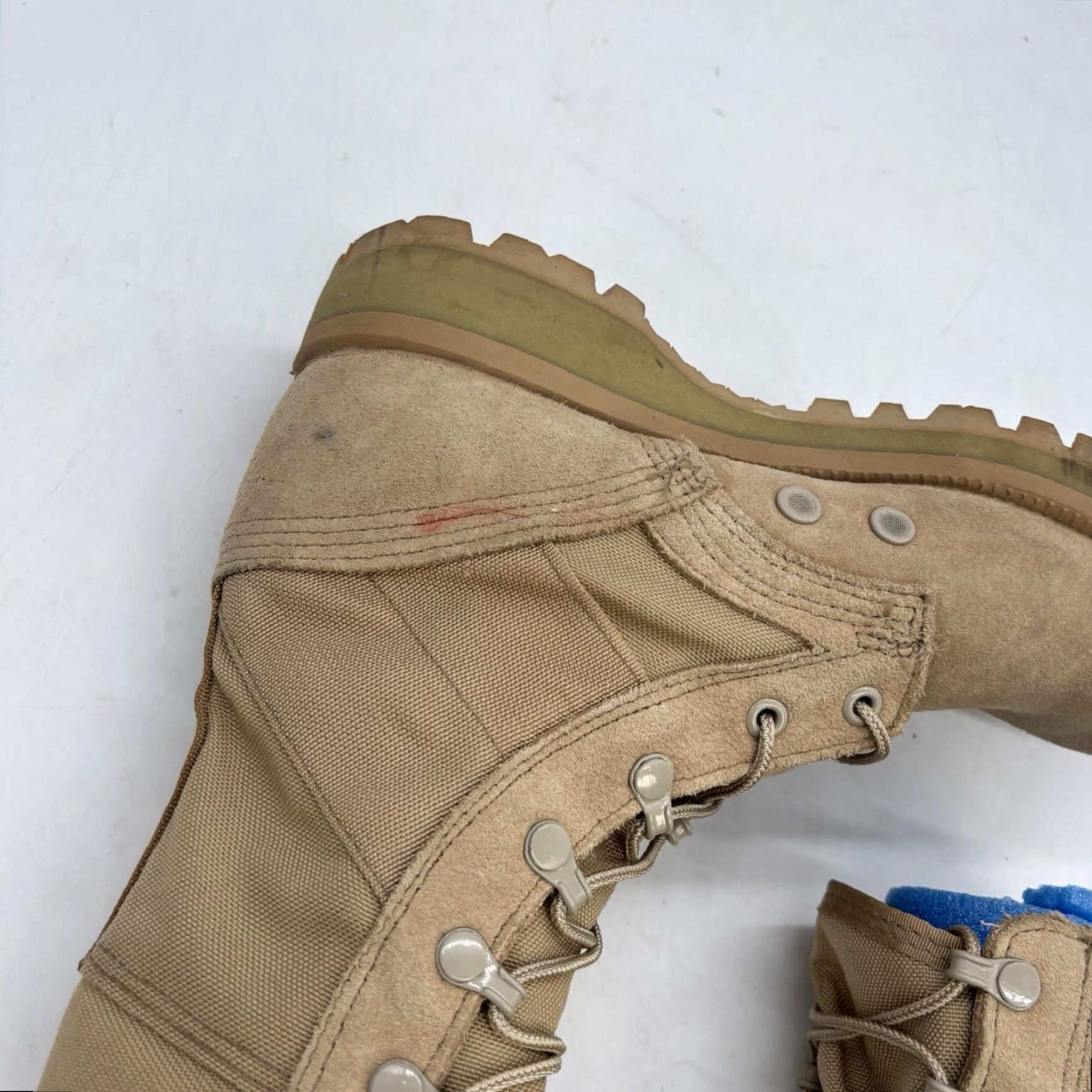 Vintage VINTAGE Altama Military Combat Boots Mens 5.5 Coyote Brown Waterproof Leather Mid-Calf Shoe Size US 5.5 / EU 38 - 5 Thumbnail